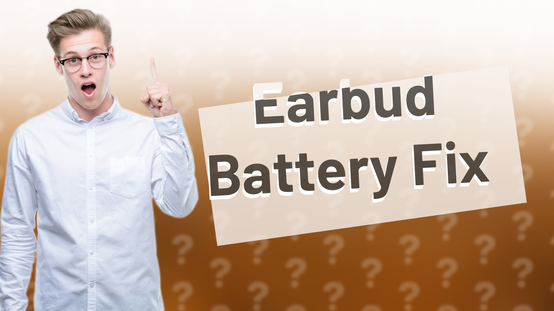 Earbud Battery Fix