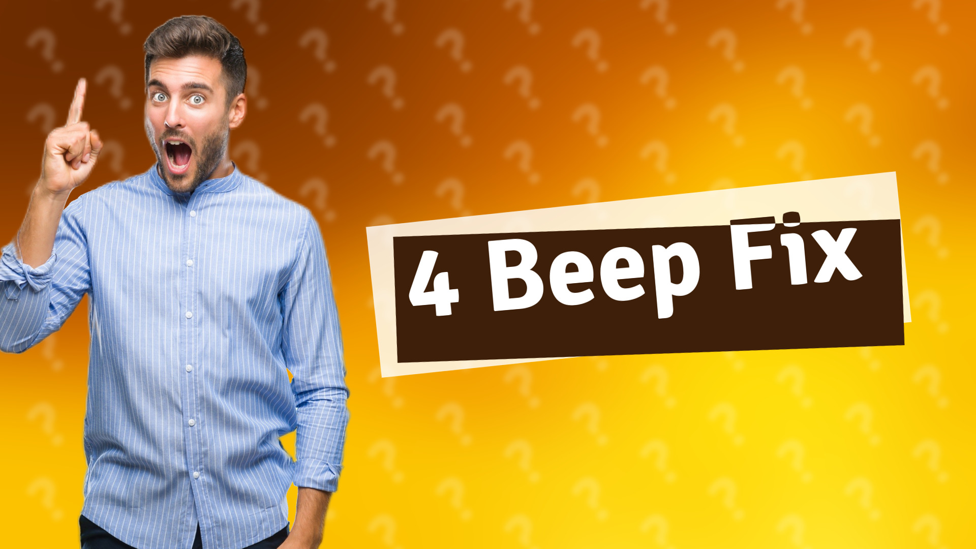 4 Beep Fix