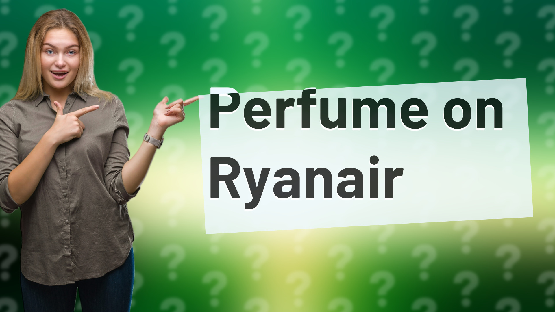 Perfume on Ryanair