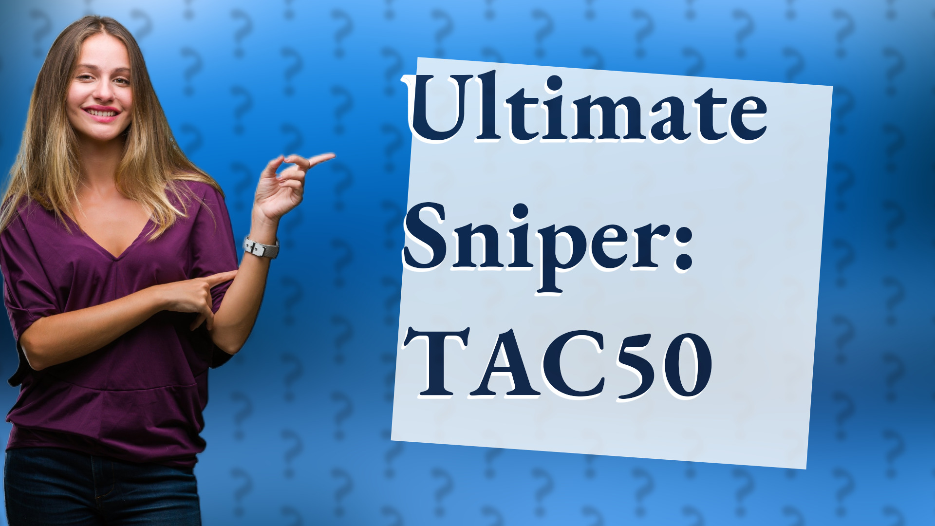 Ultimate Sniper: TAC50