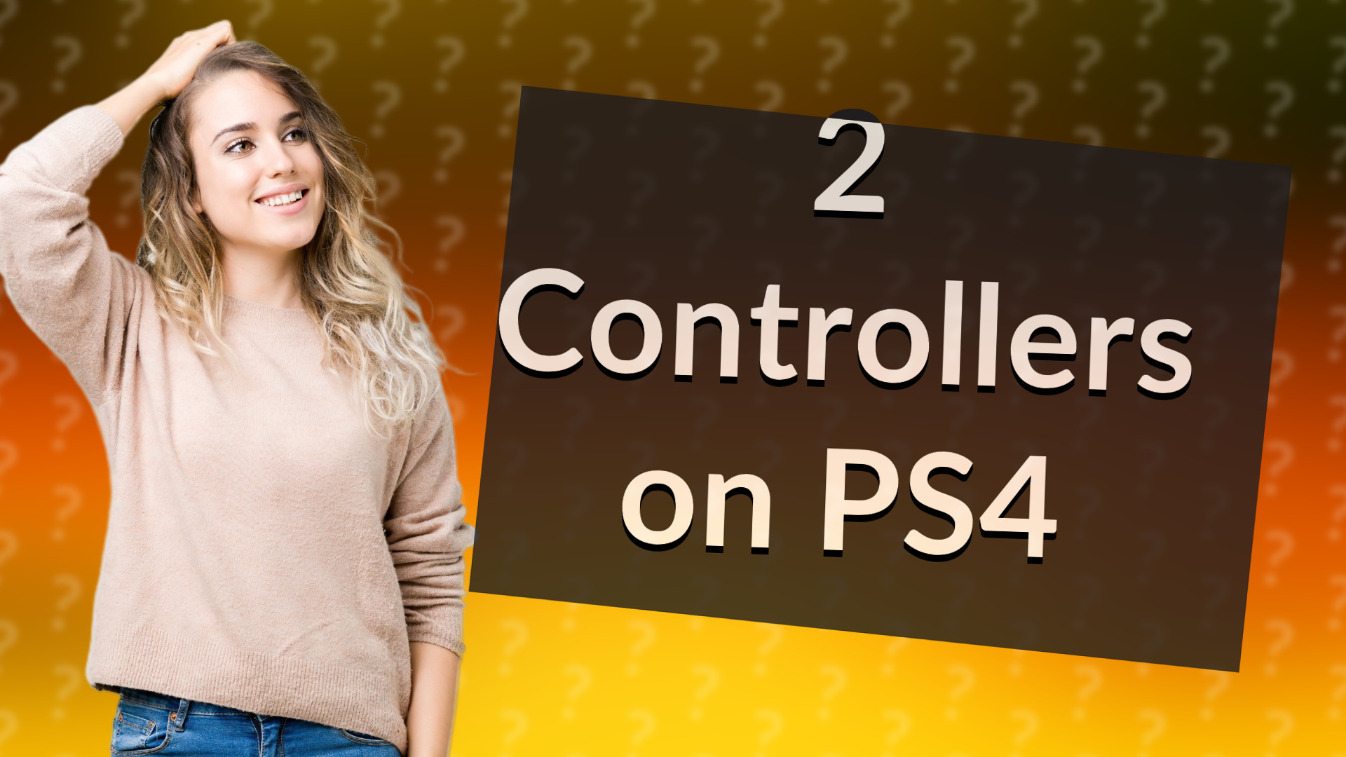 2 Controllers on PS4