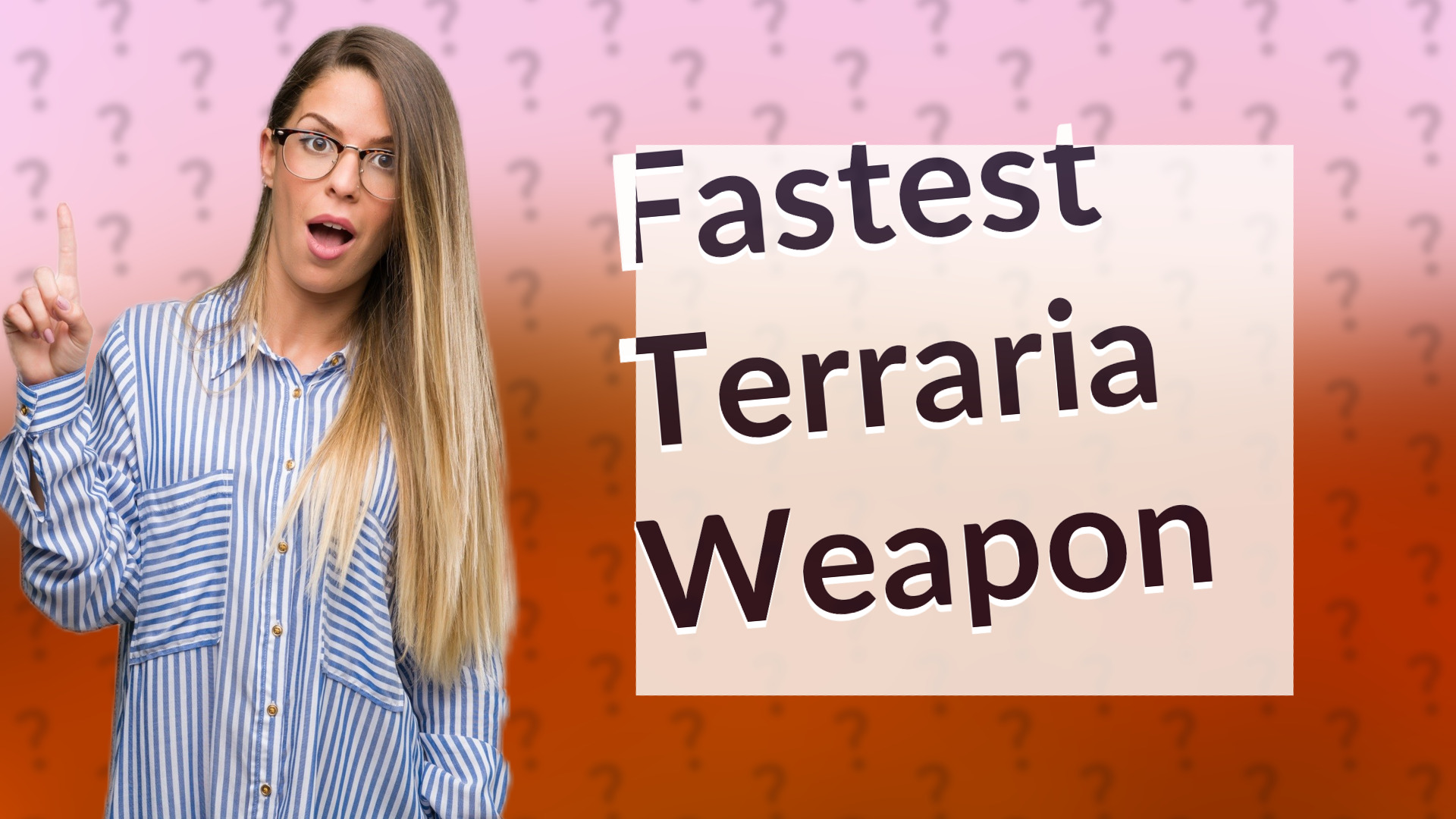 Fastest Terraria Weapon