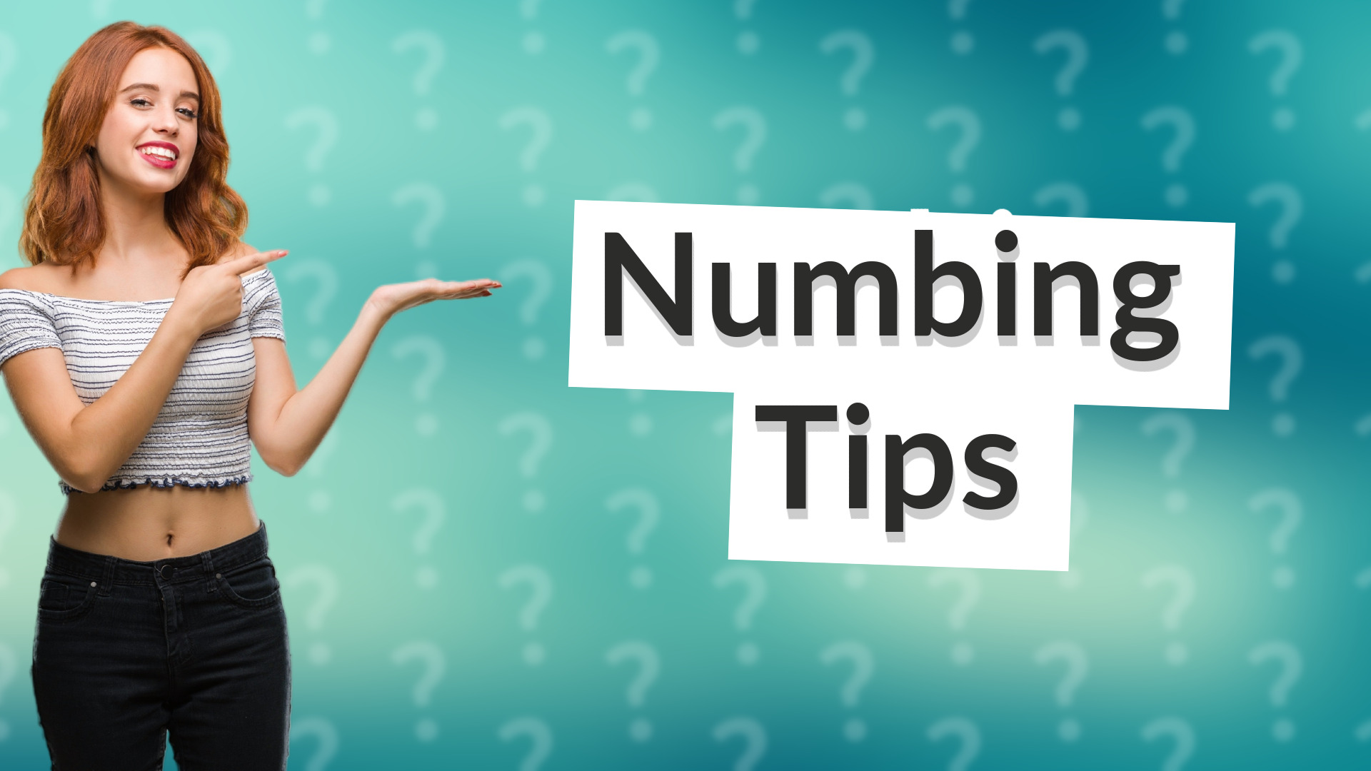 Numbing Tips