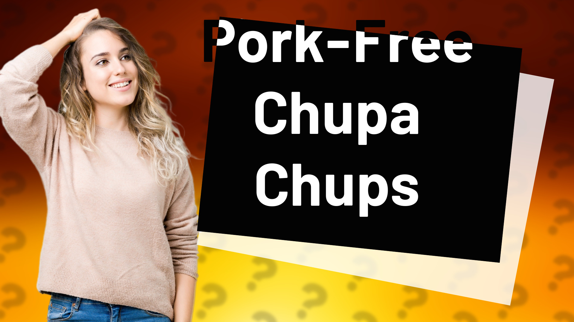 Pork-Free Chupa Chups