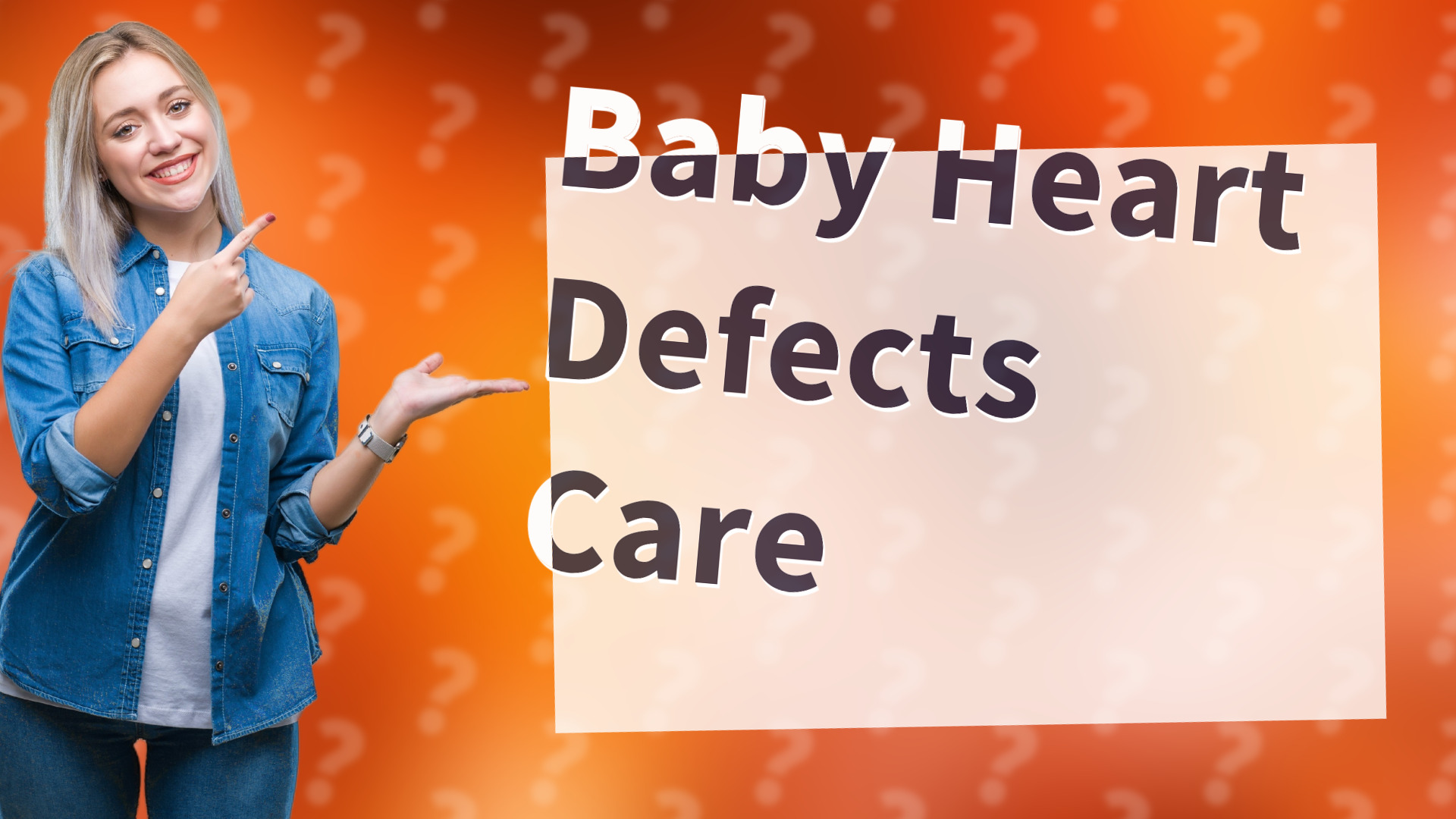 Baby Heart Defects Care