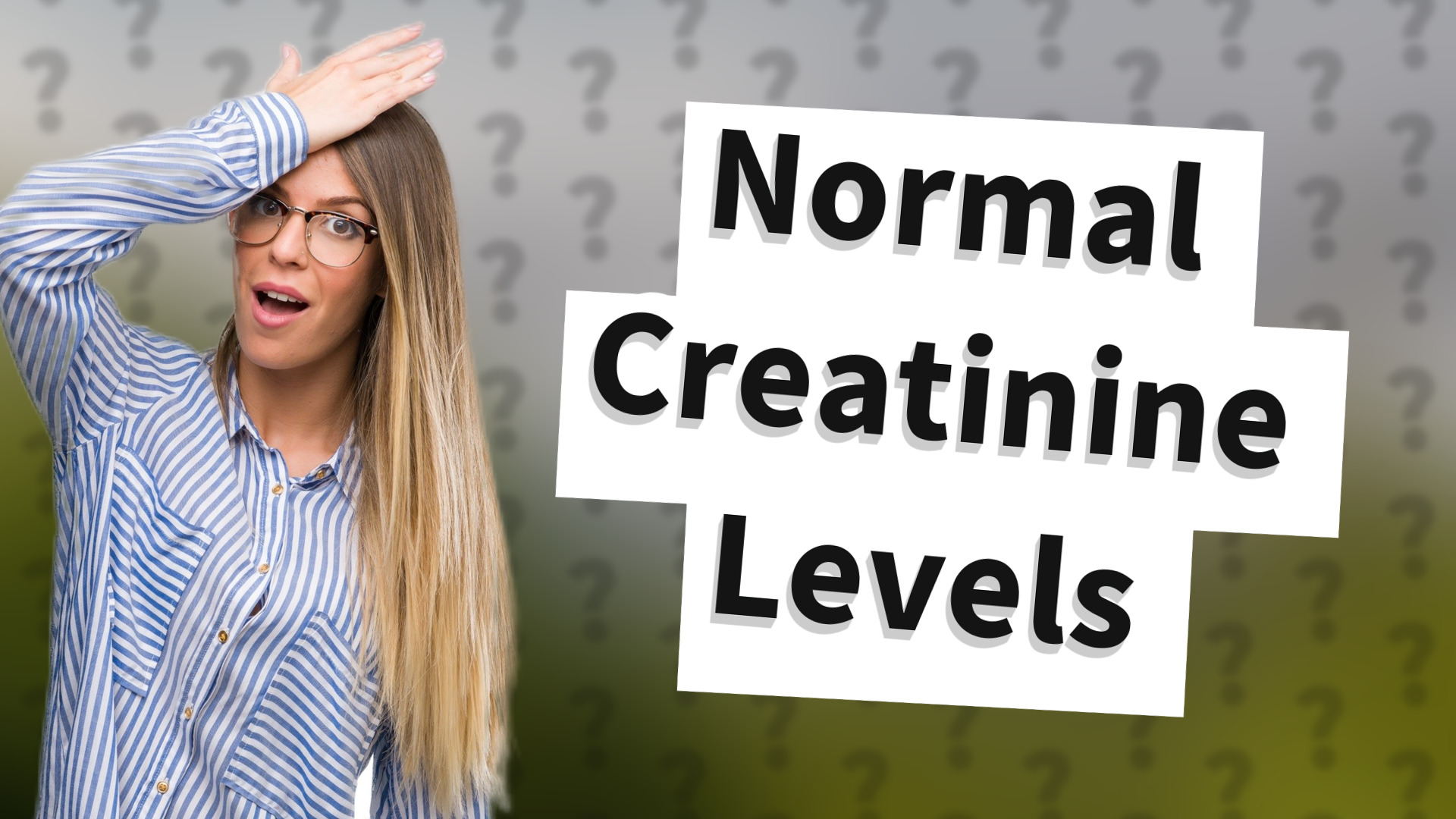 Normal Creatinine Levels