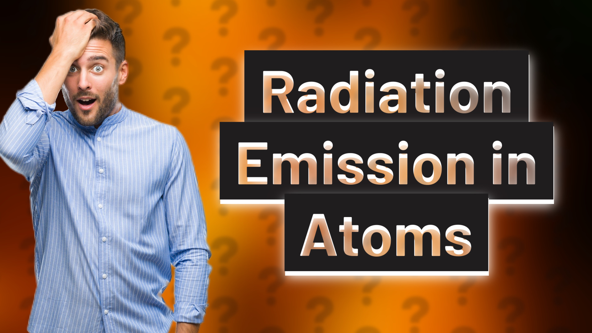 Radiation Emission in Atoms
