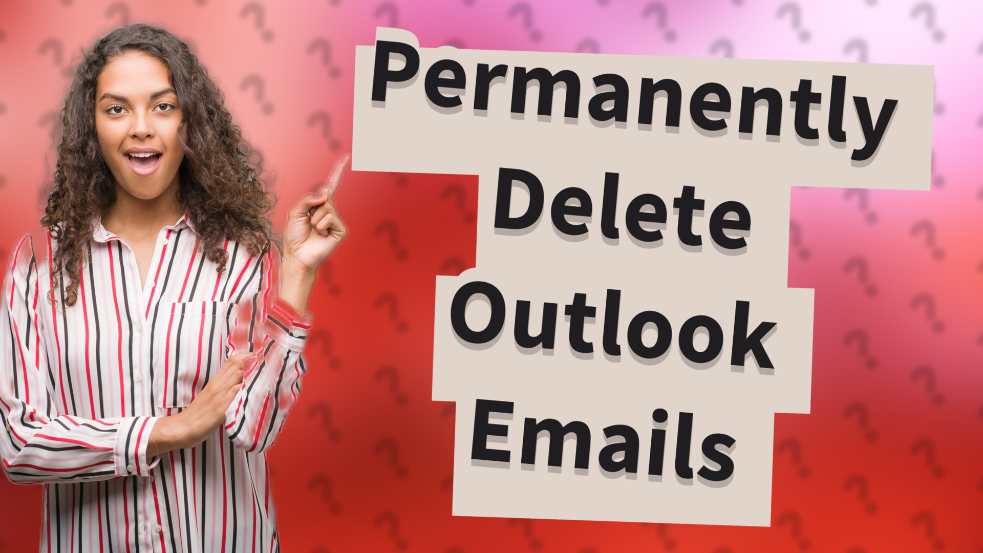 Permanently Delete Outlook Emails