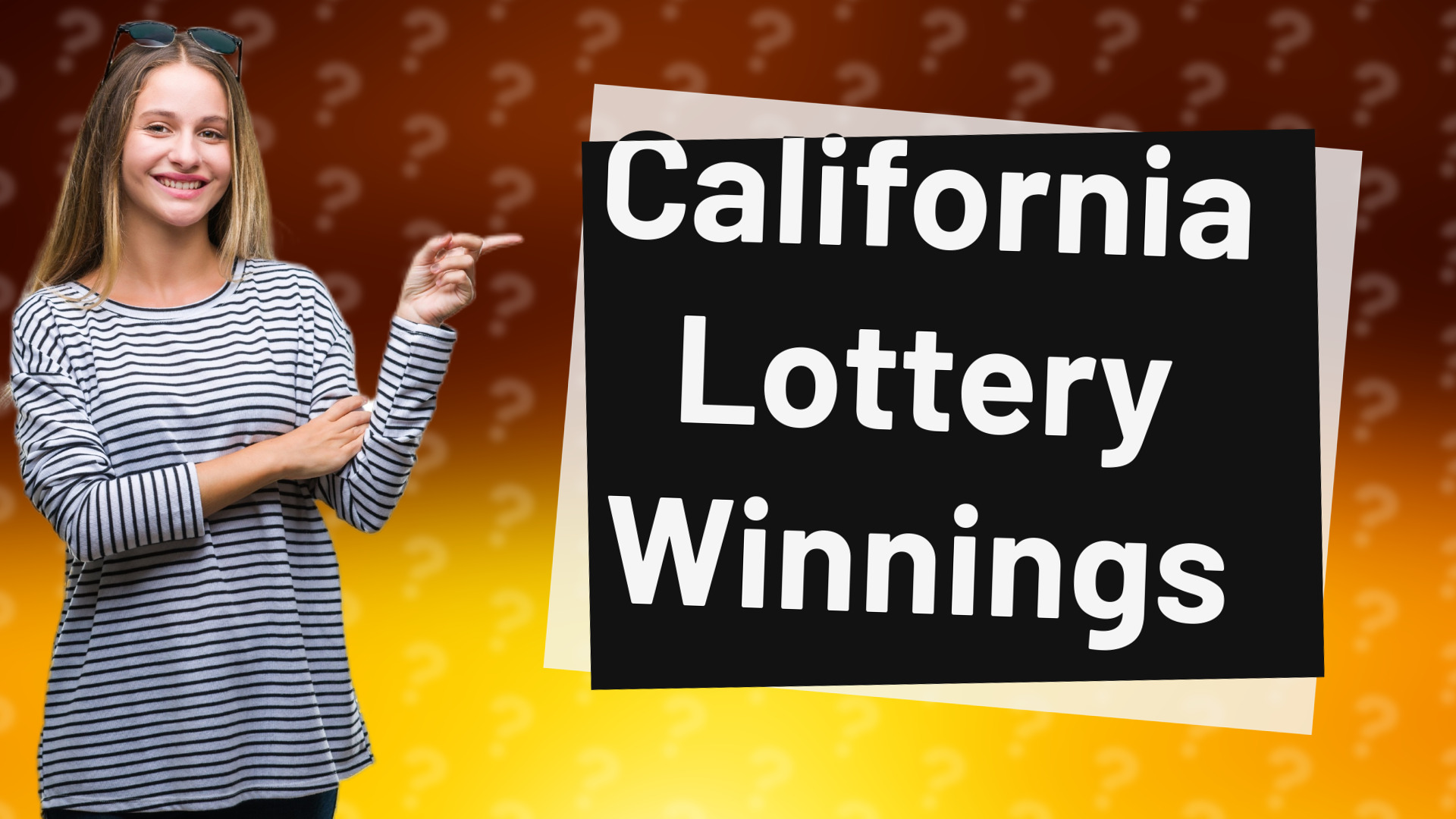 California Lottery Winnings