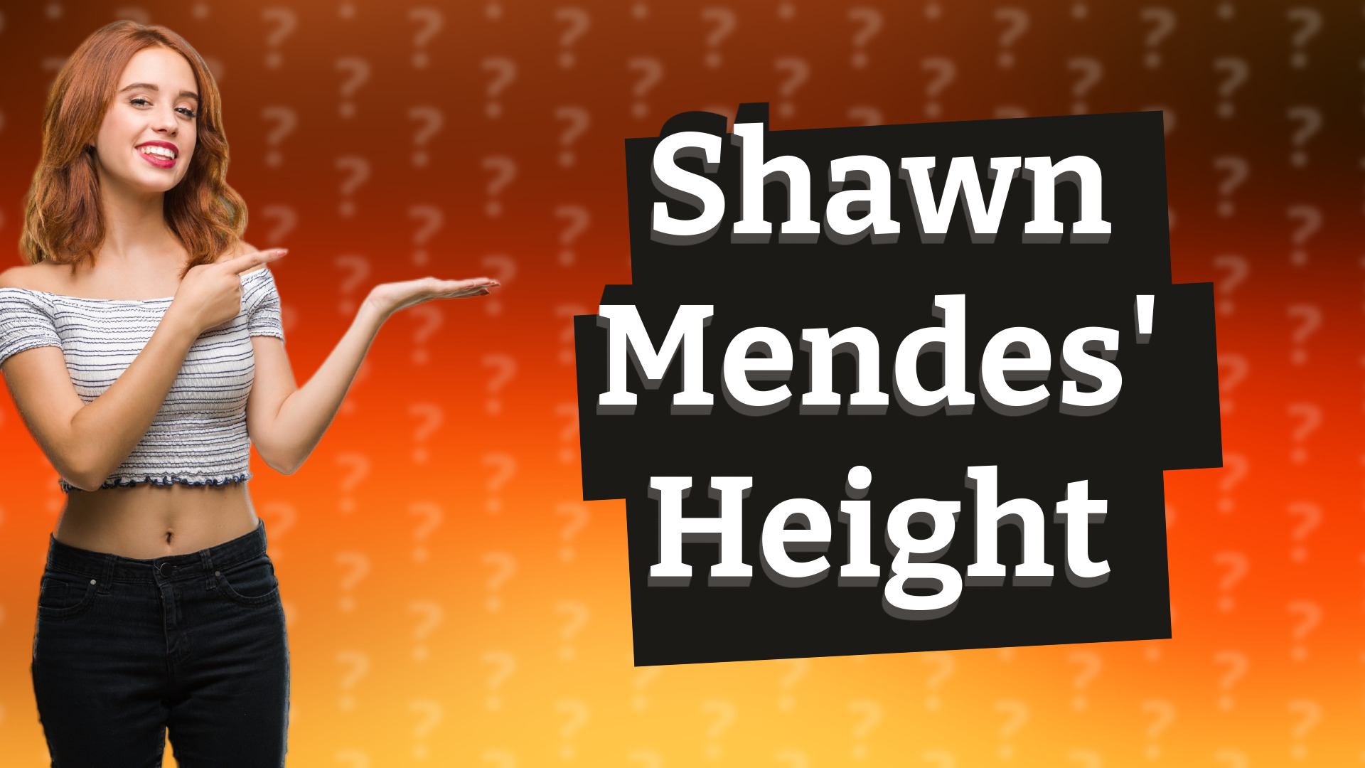 Shawn Mendes' Height