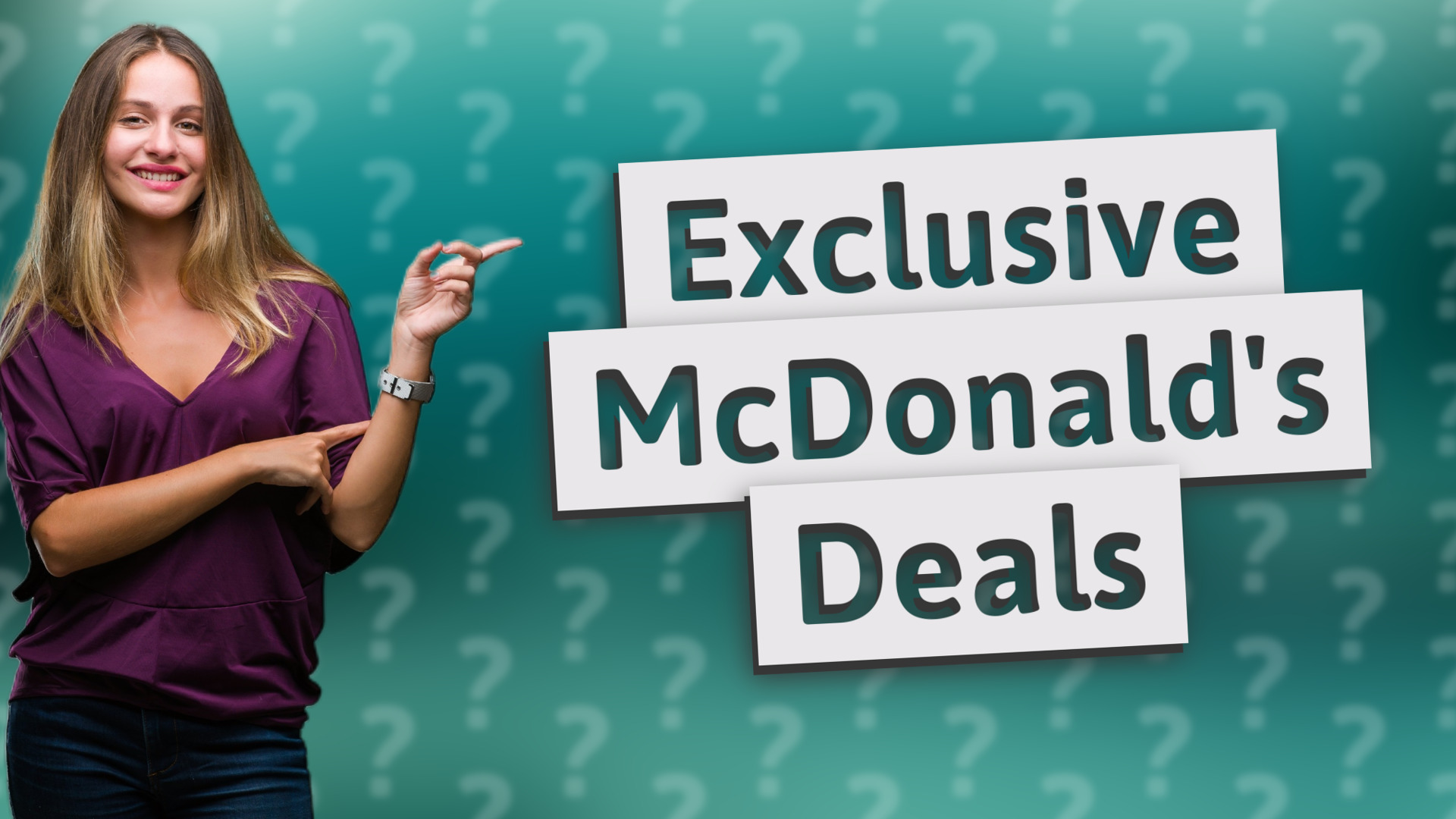 Exclusive McDonald's Deals