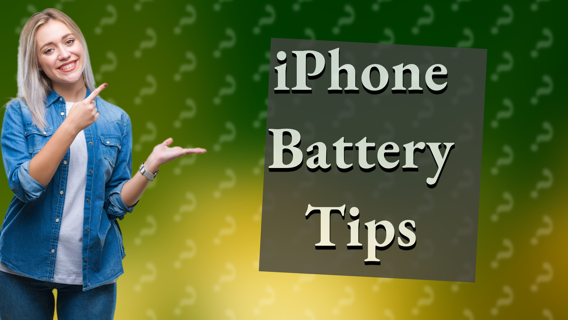 iPhone Battery Tips