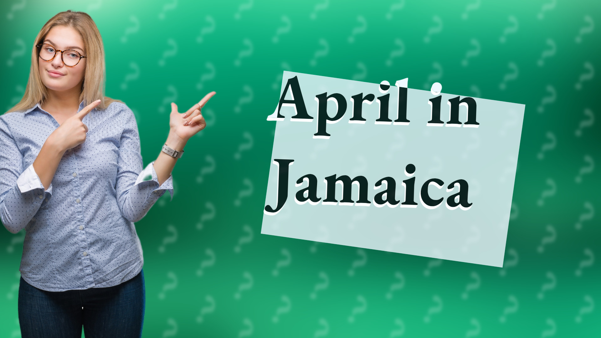 April in Jamaica