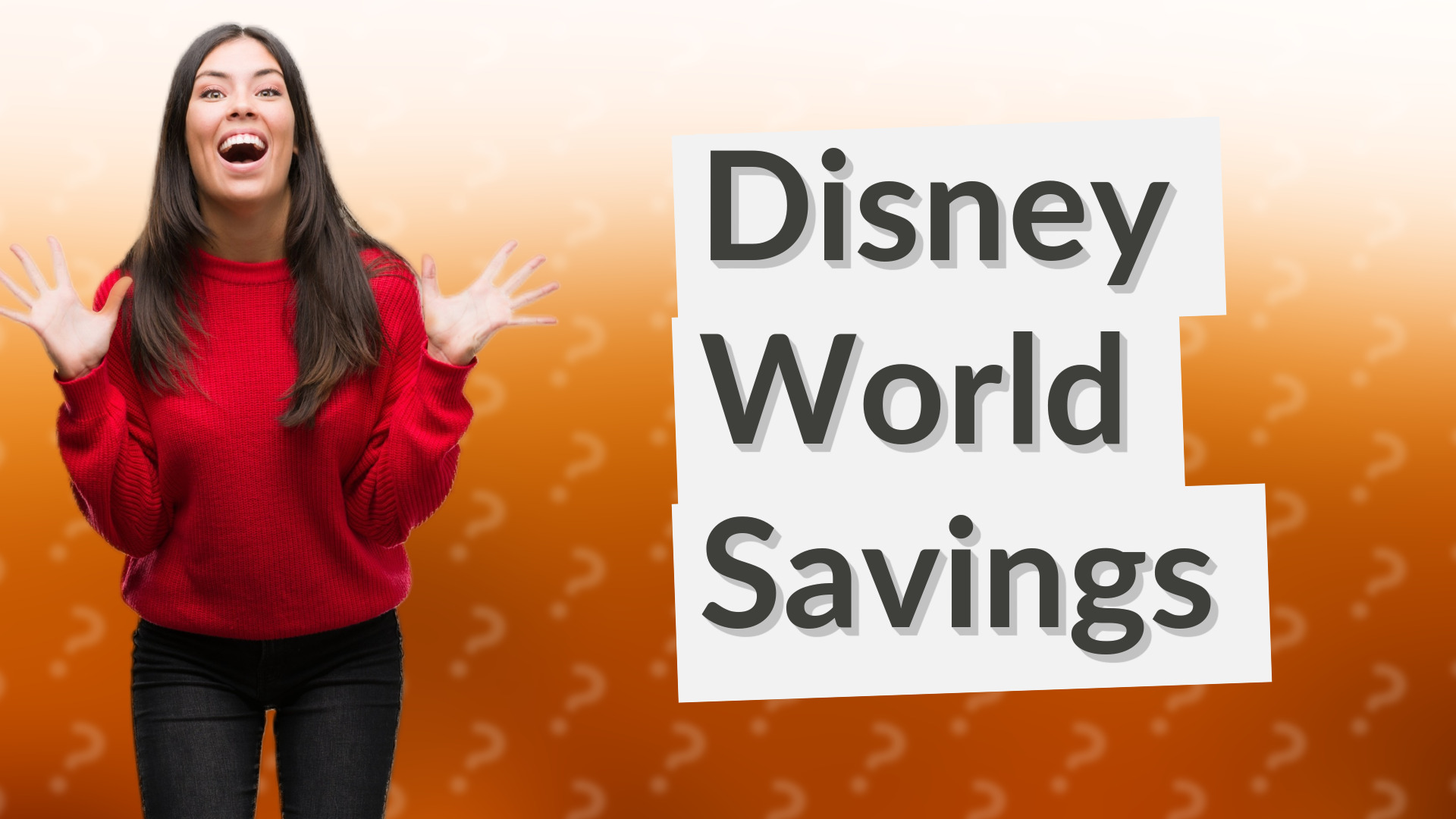 Disney World Savings