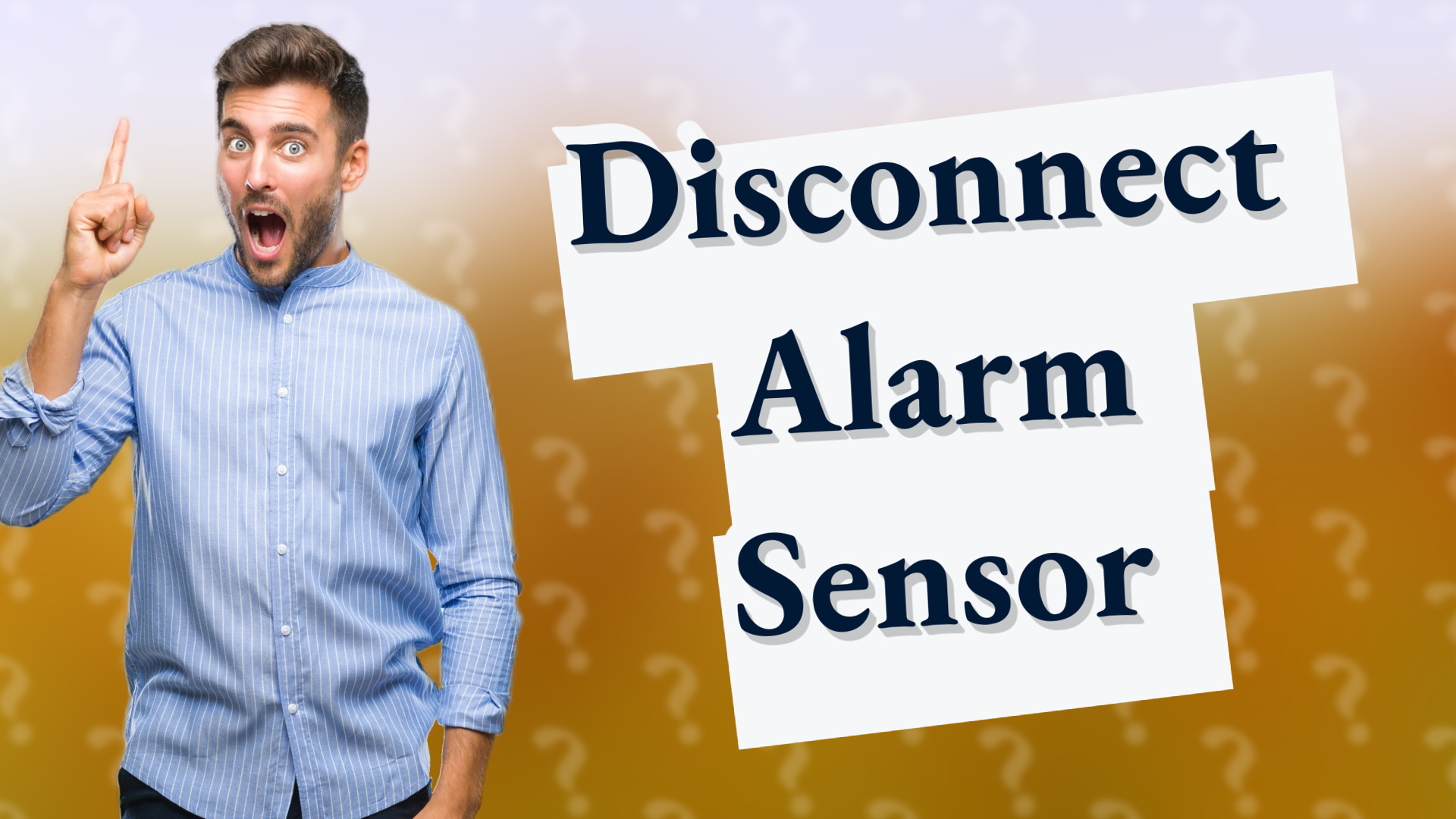 Disconnect Alarm Sensor