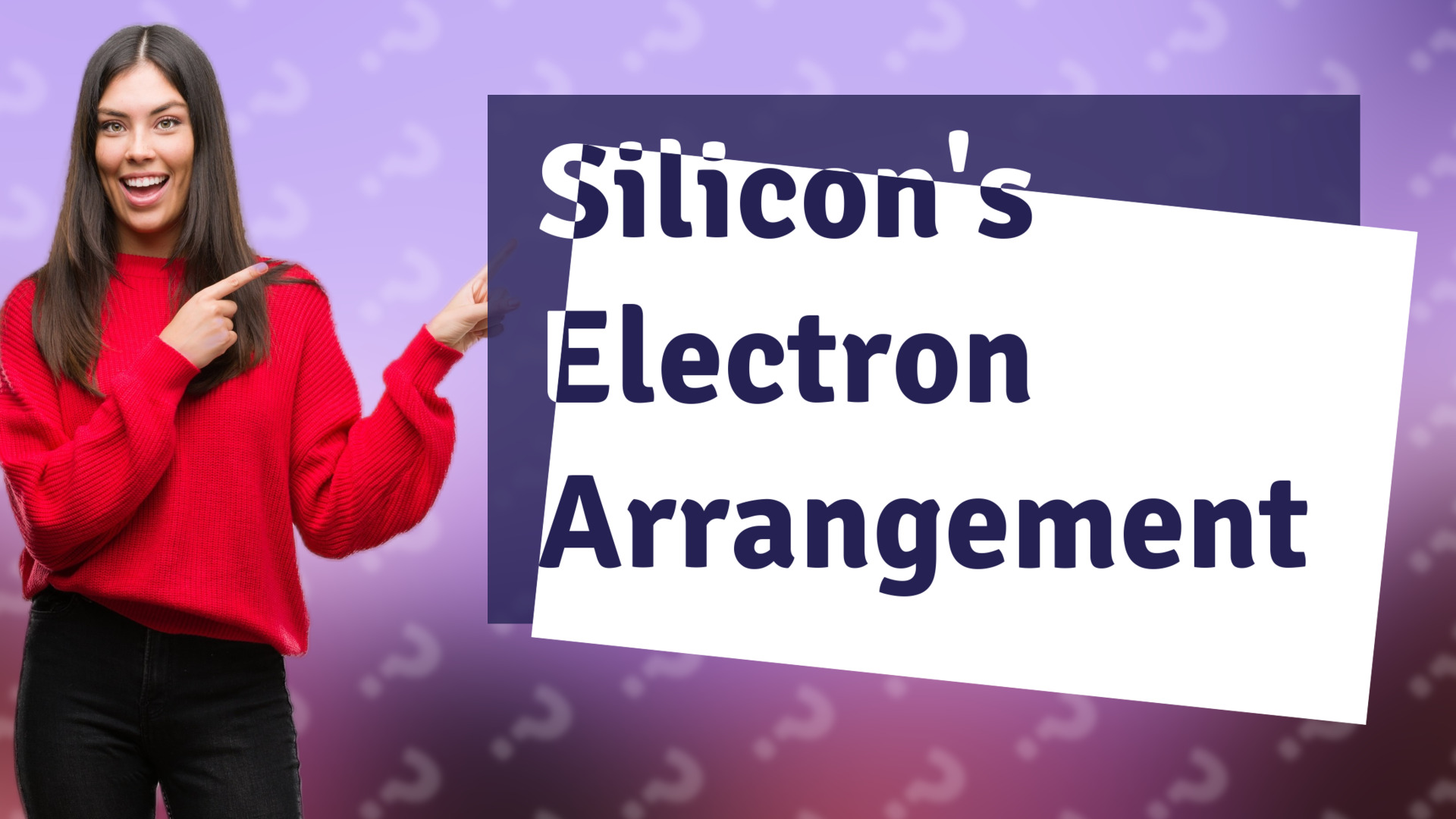 Silicon's Electron Arrangement