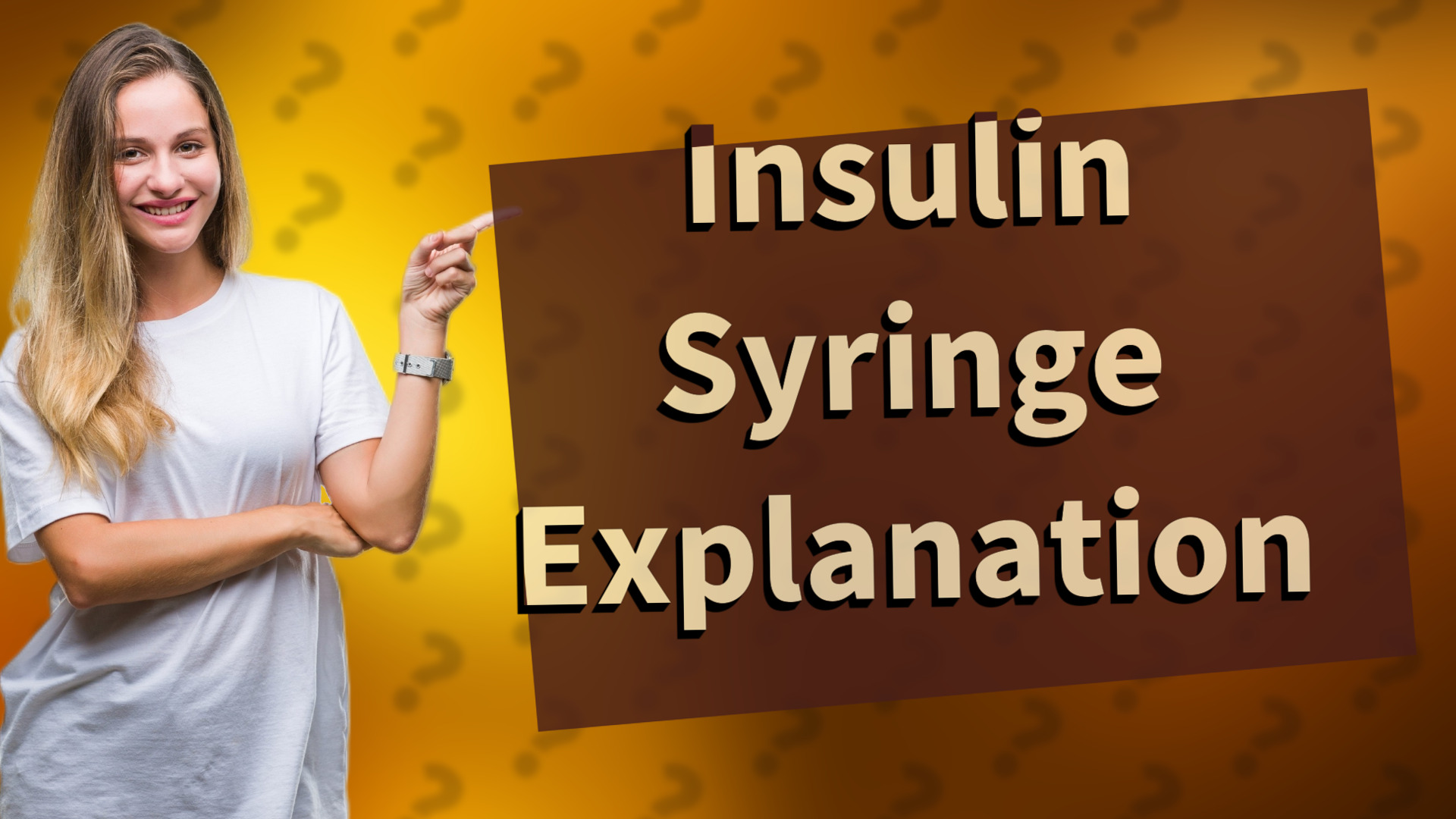 Insulin Syringe Explanation