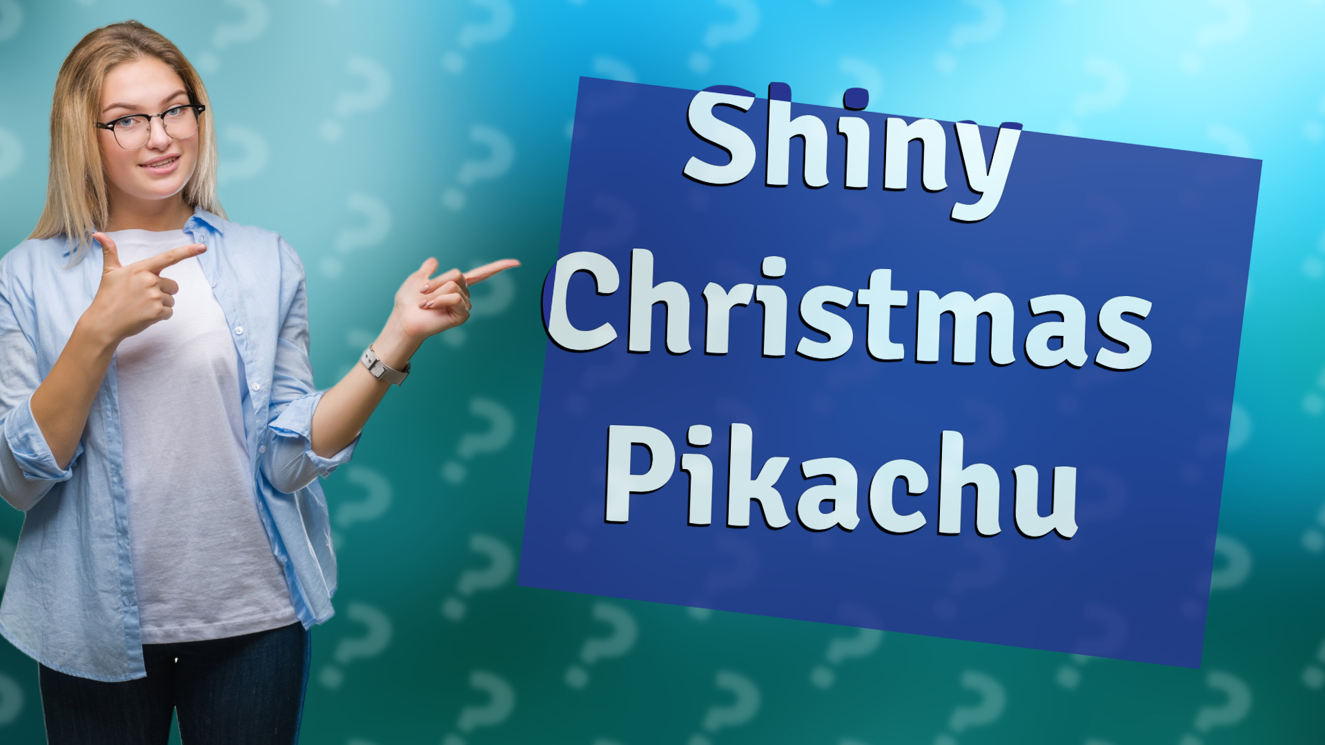Shiny Christmas Pikachu