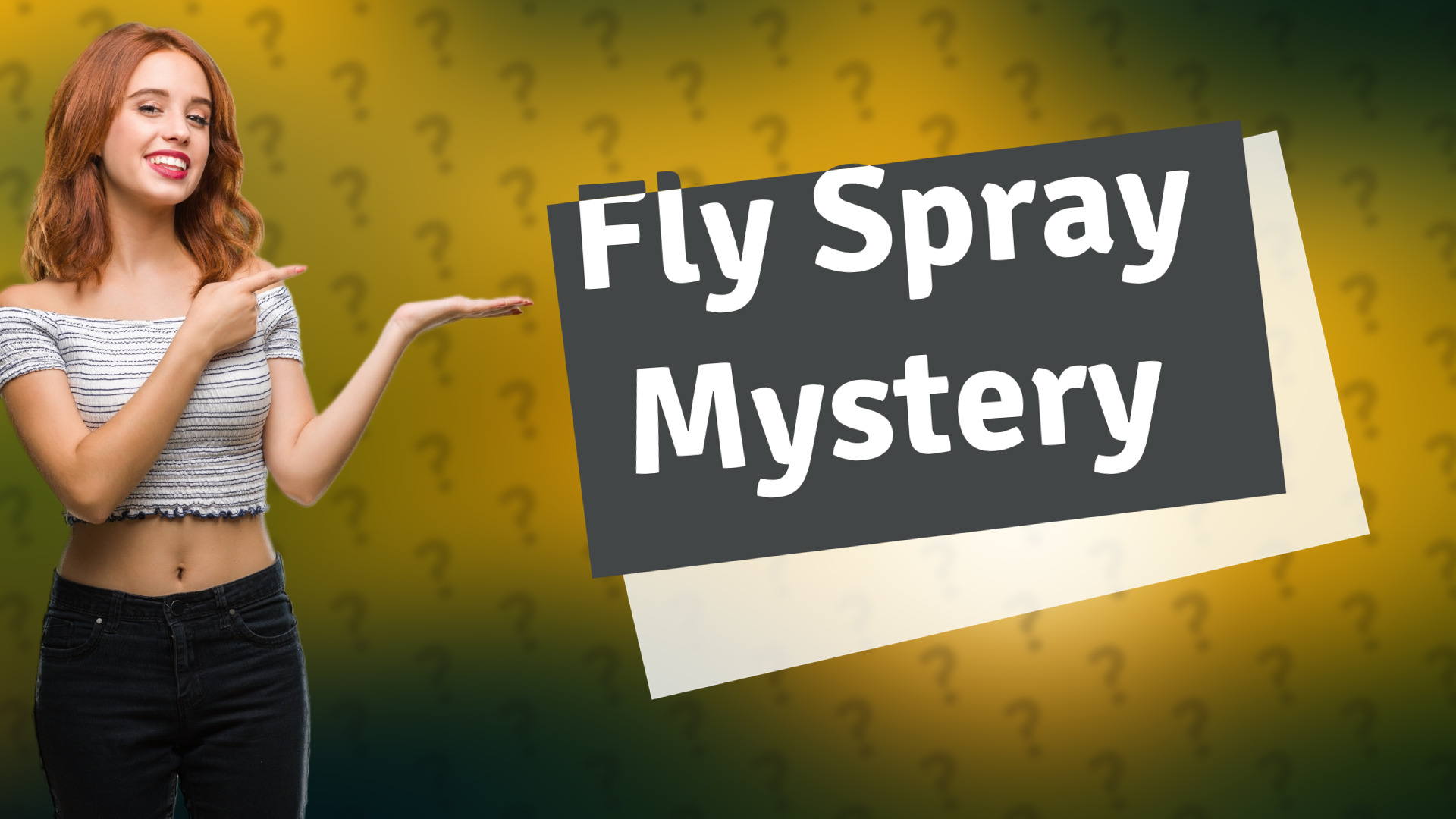 Fly Spray Mystery