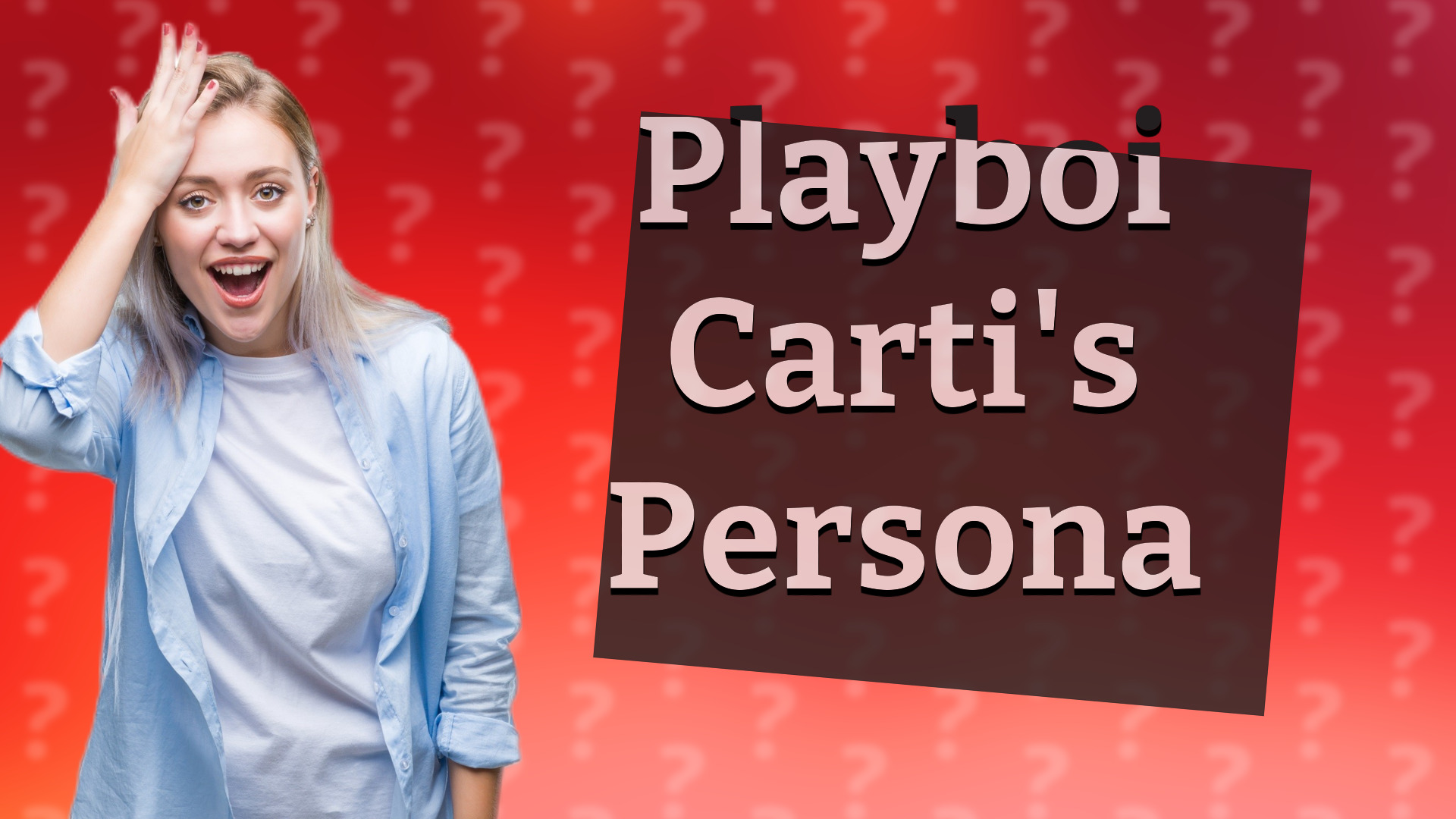 Playboi Carti's Persona