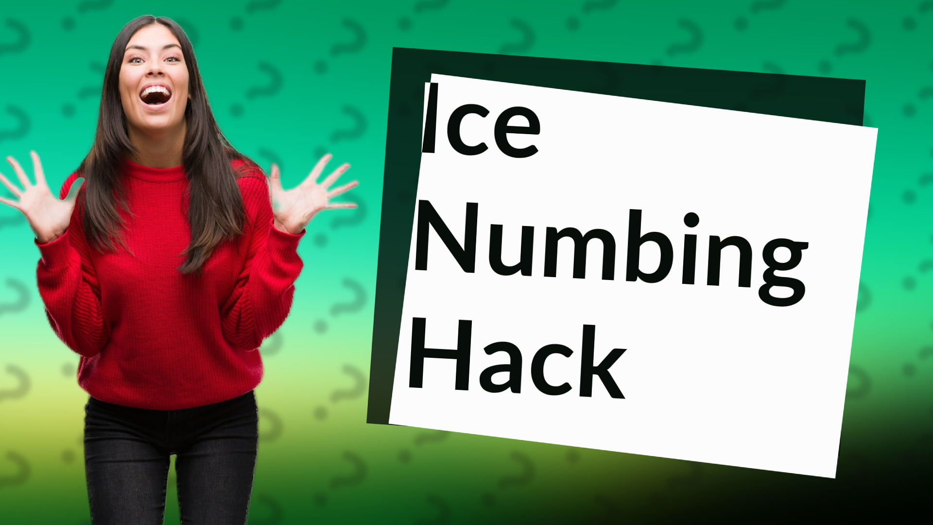 Ice Numbing Hack