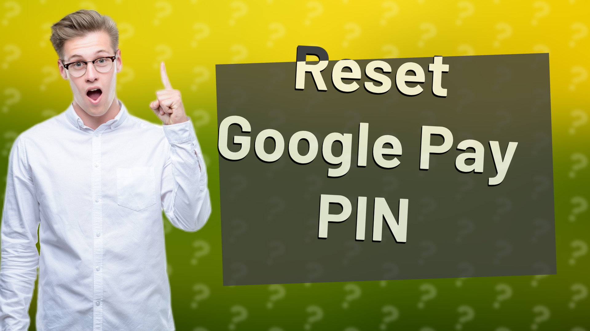 Reset Google Pay PIN