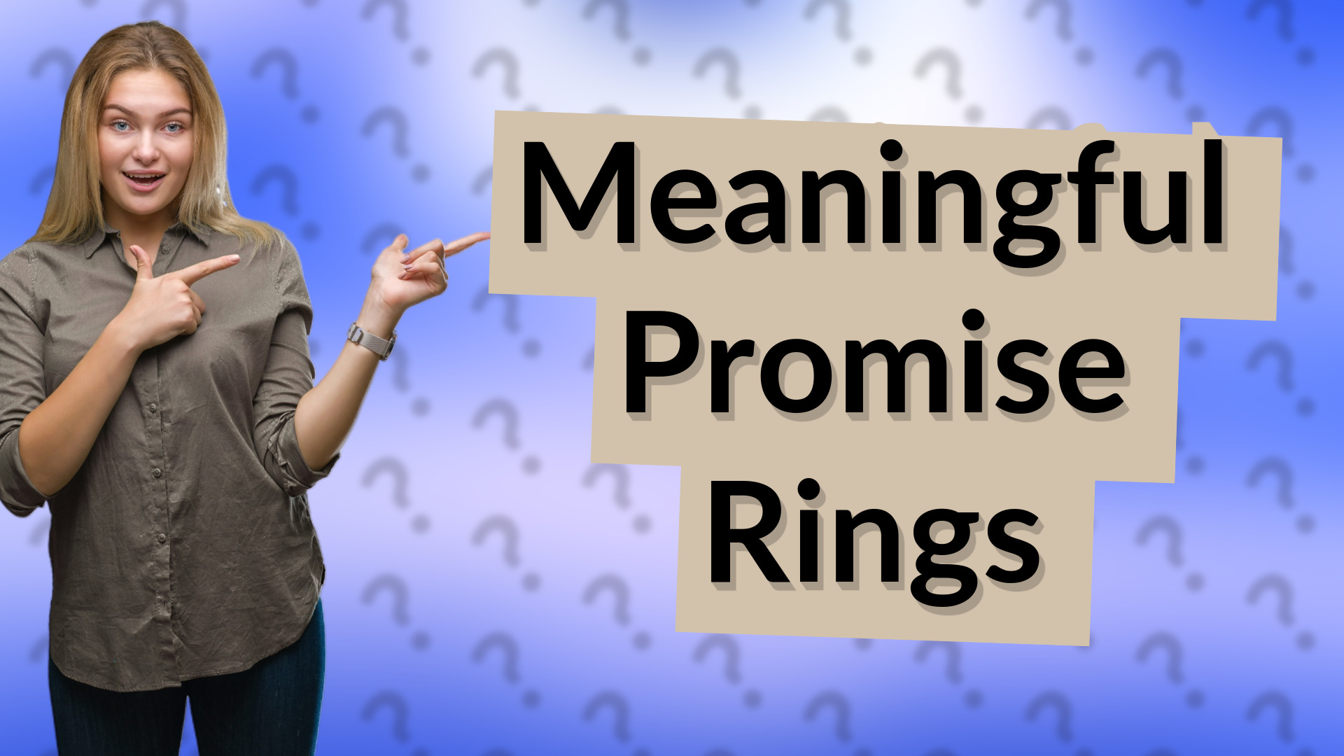 Meaningful Promise Rings
