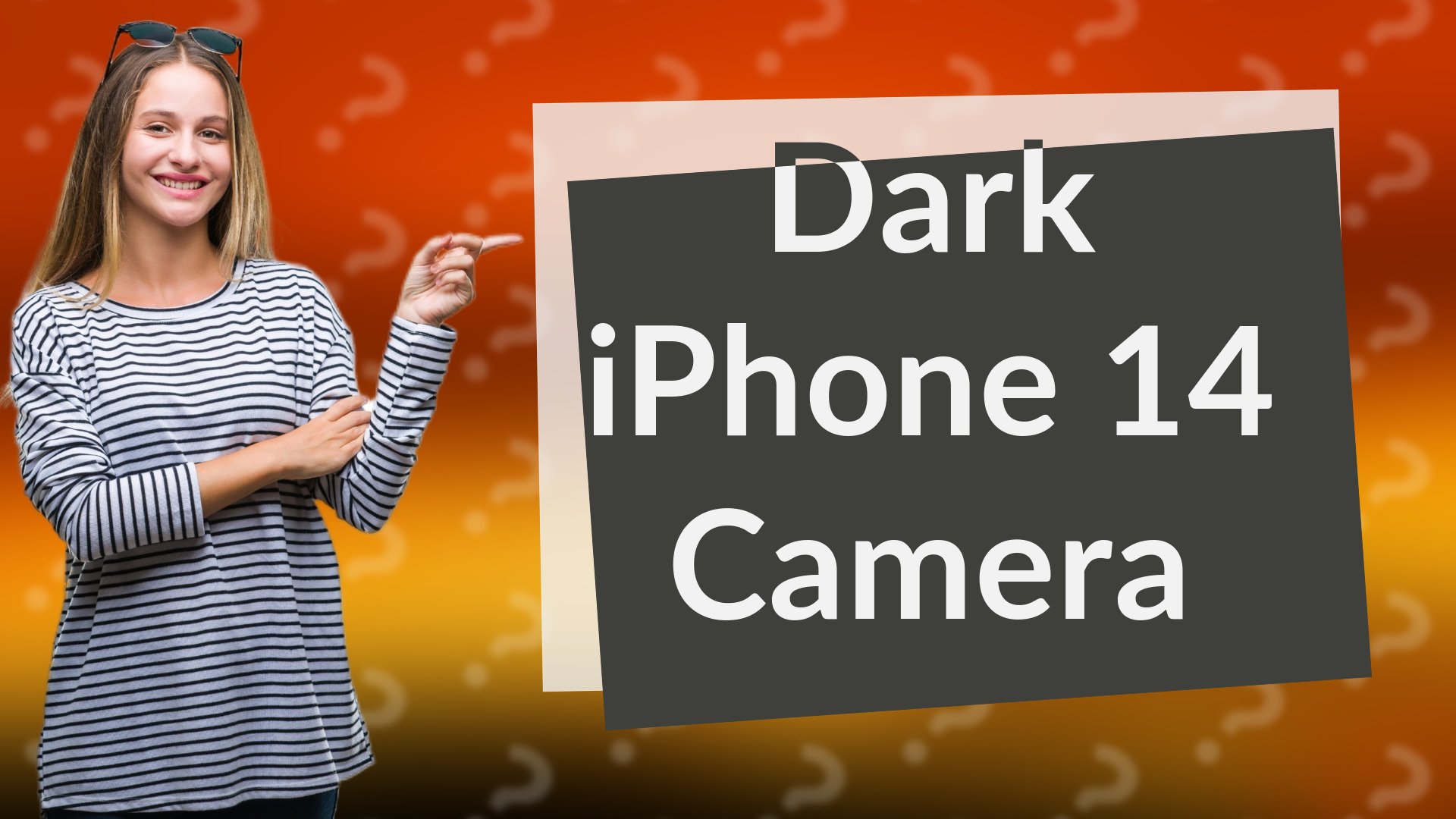 Dark iPhone 14 Camera