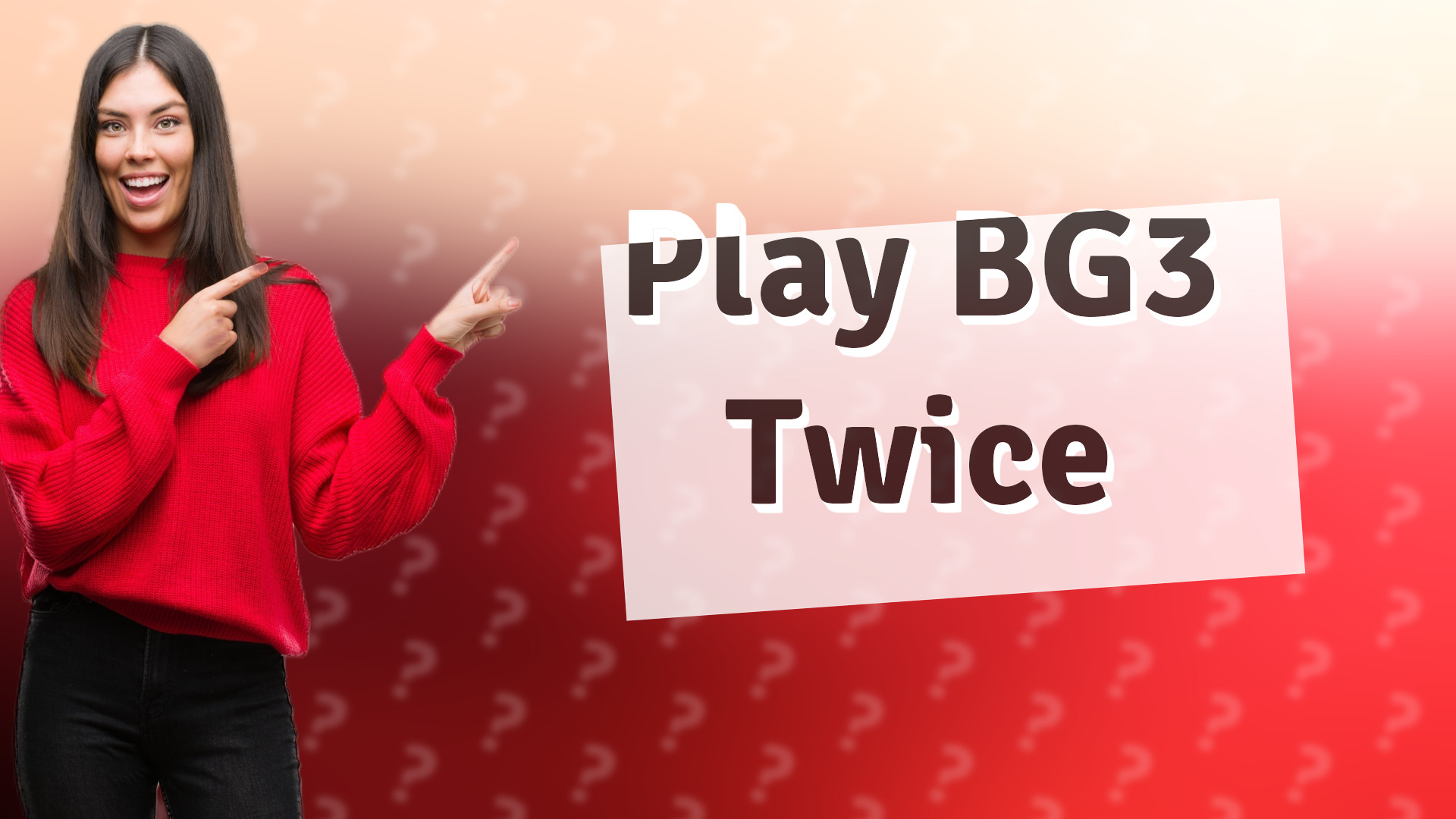 Play BG3 Twice