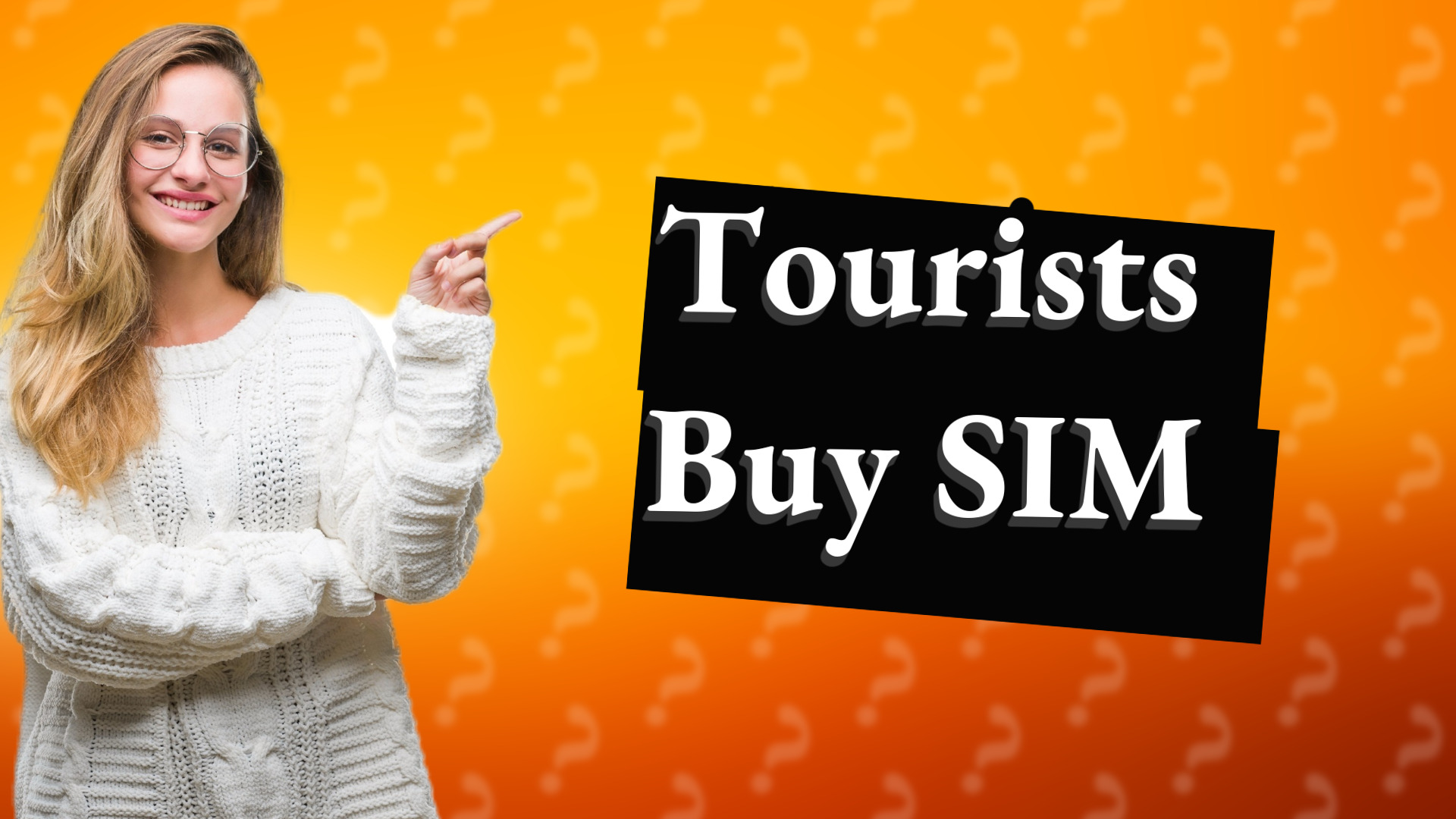Tourists Buy SIM