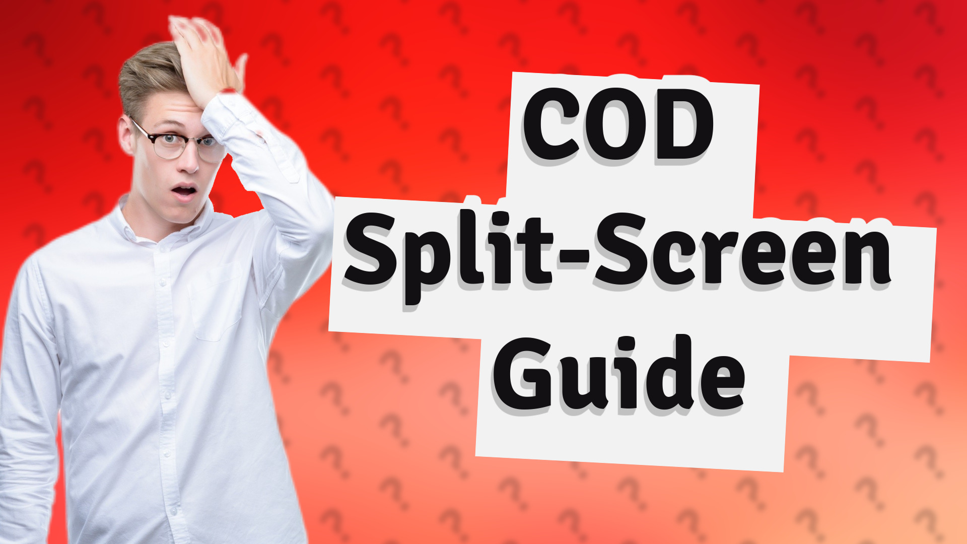 COD Split-Screen Guide
