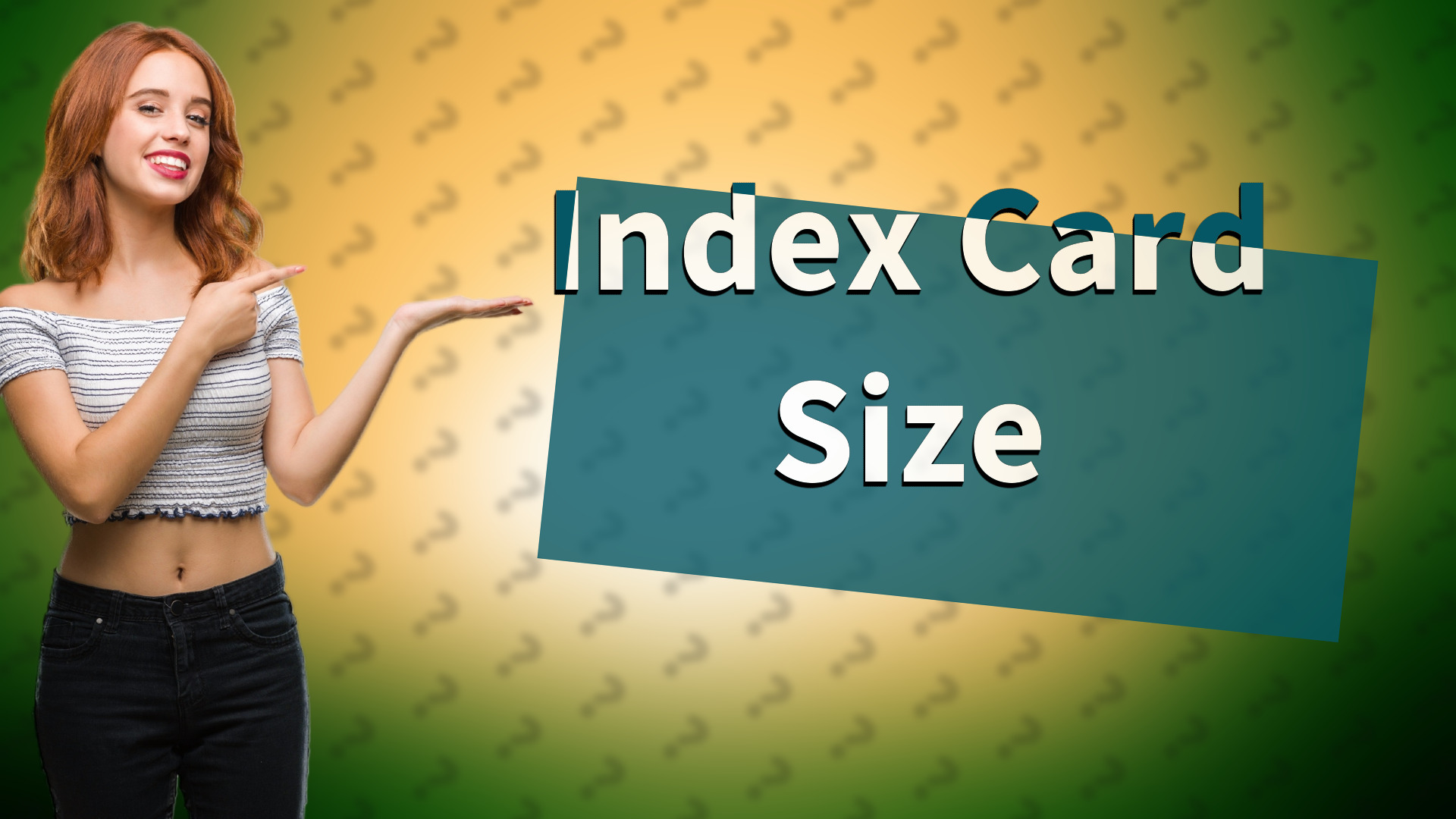 Index Card Size