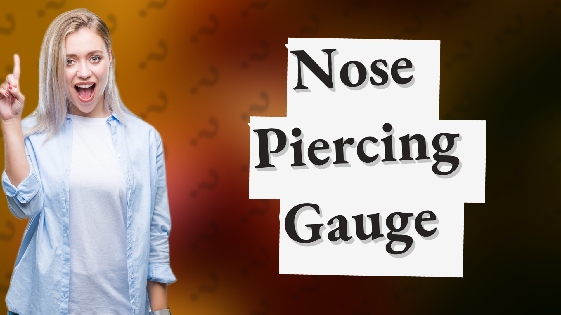 Nose Piercing Gauge