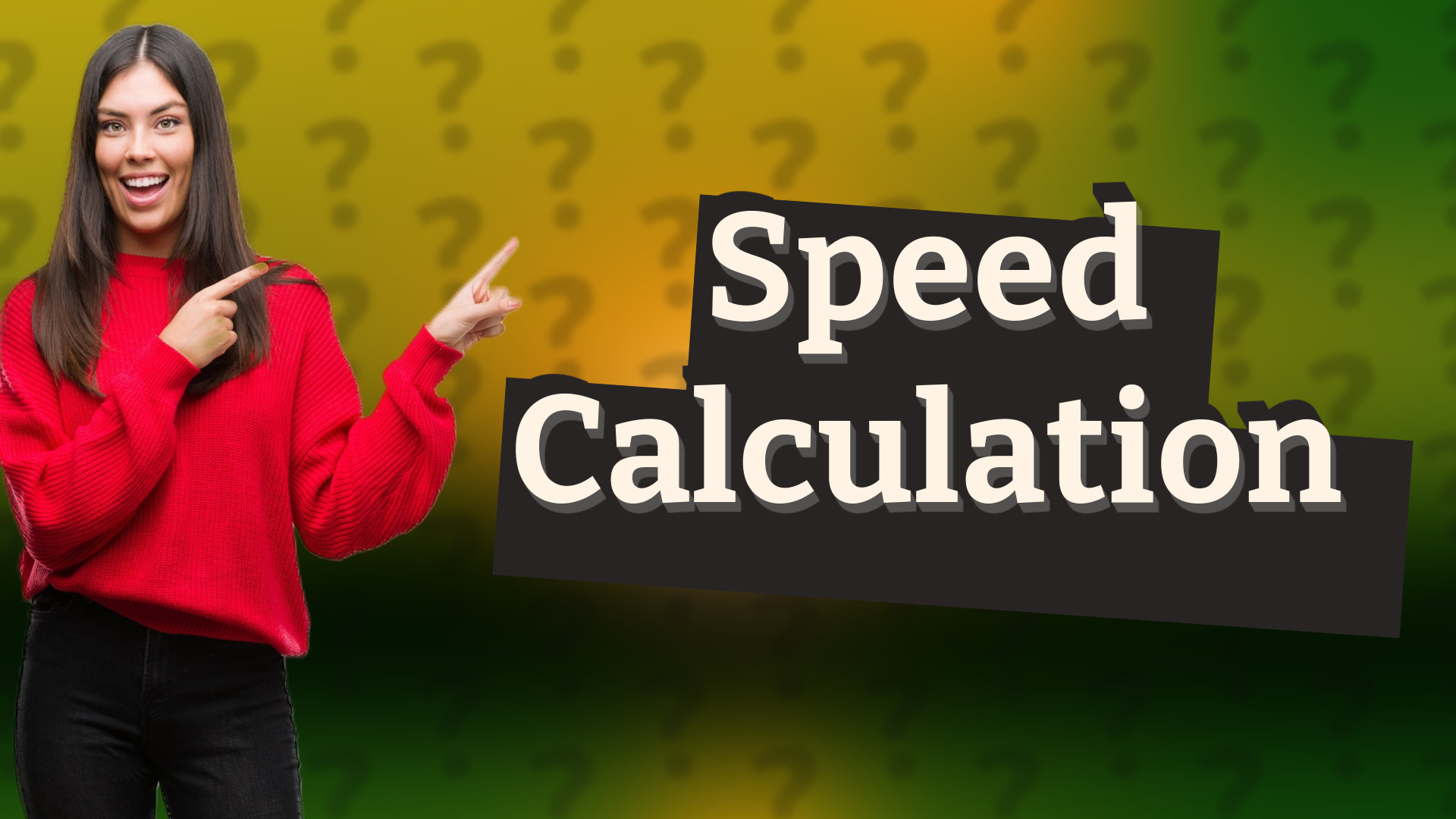 Speed Calculation