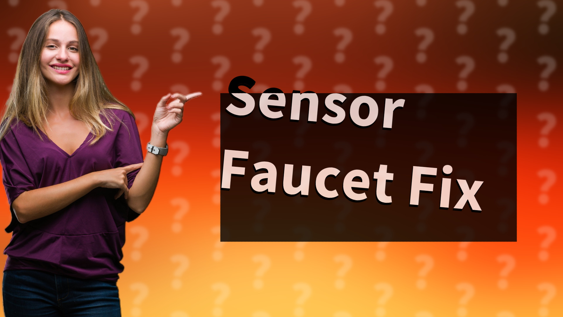 Sensor Faucet Fix