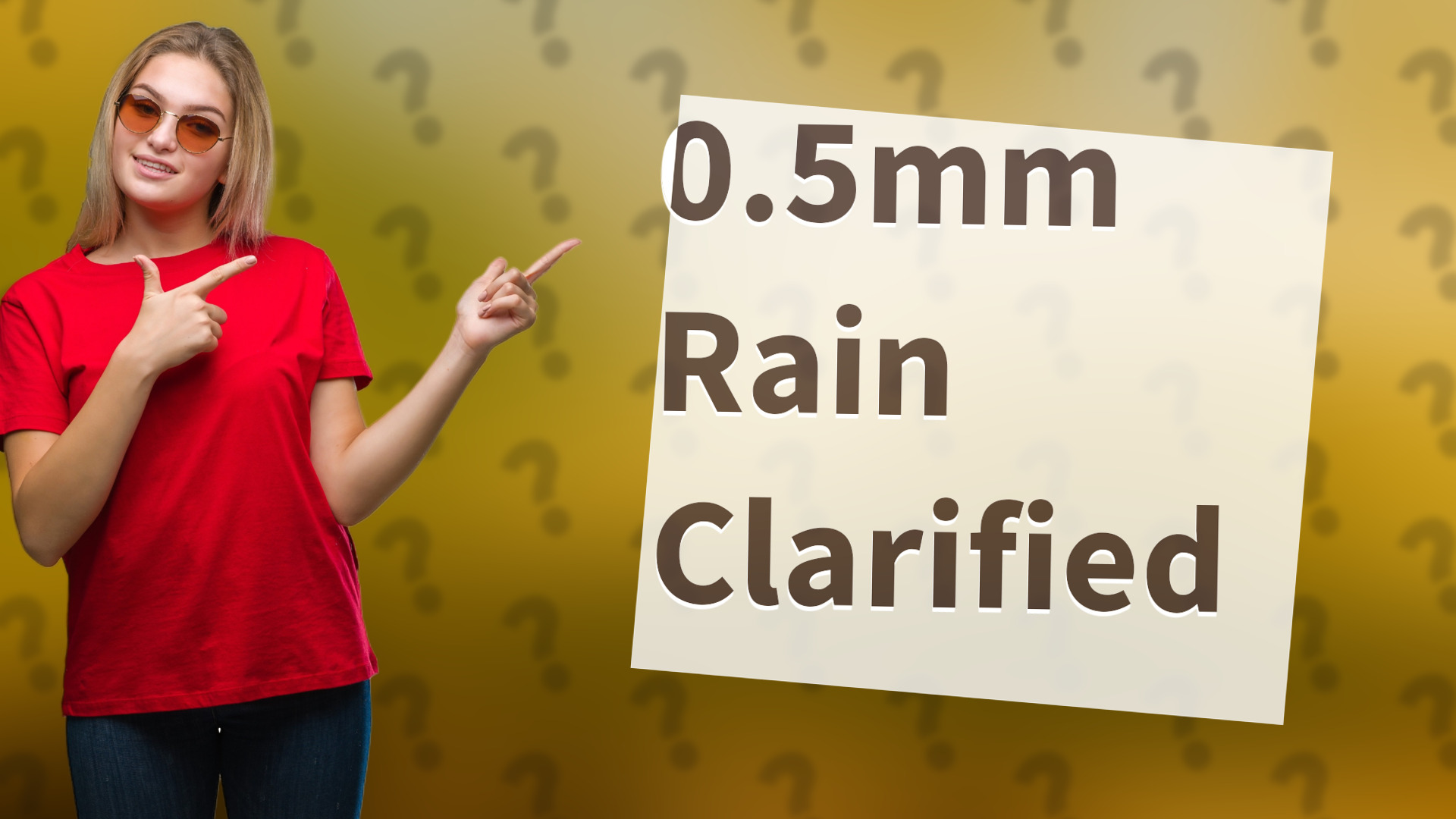 0.5mm Rain Clarified