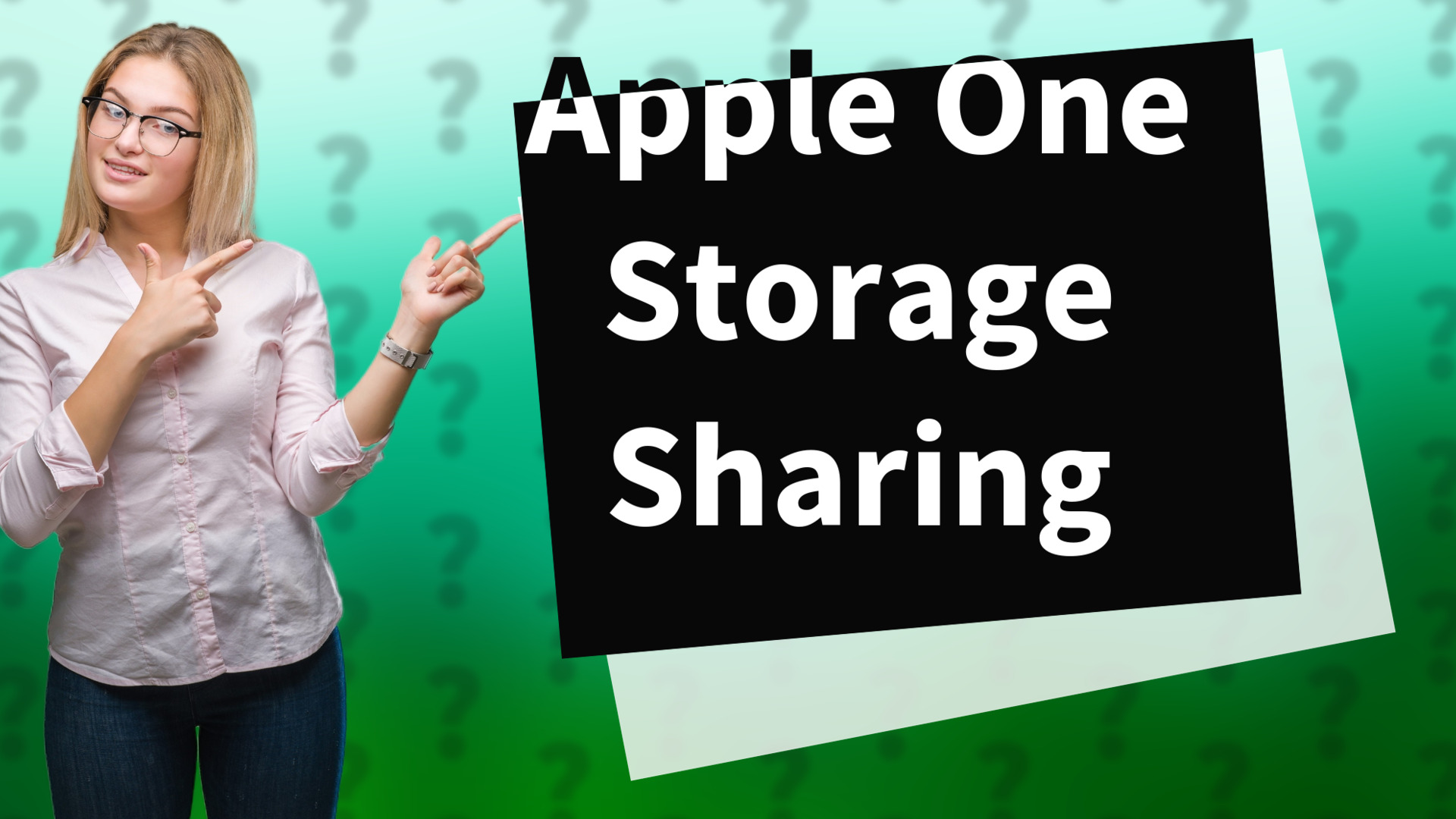 Apple One Storage Sharing