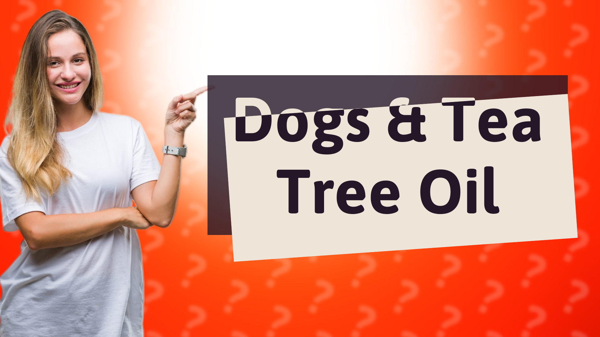 Dogs & Tea Tree Oil