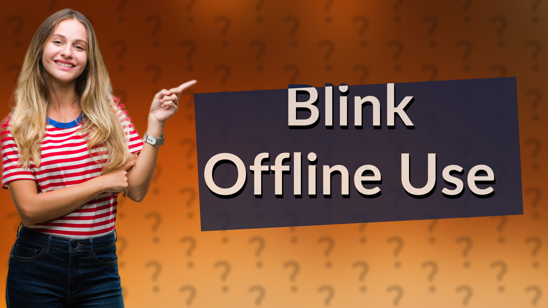 Blink Offline Use