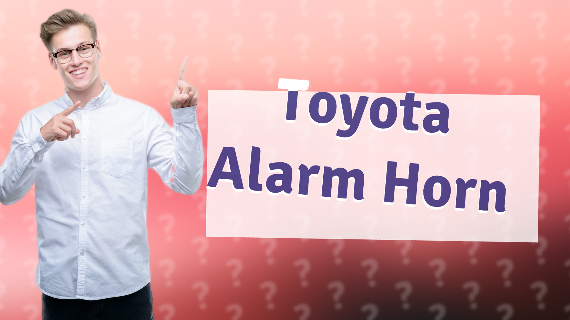 Toyota Alarm Horn