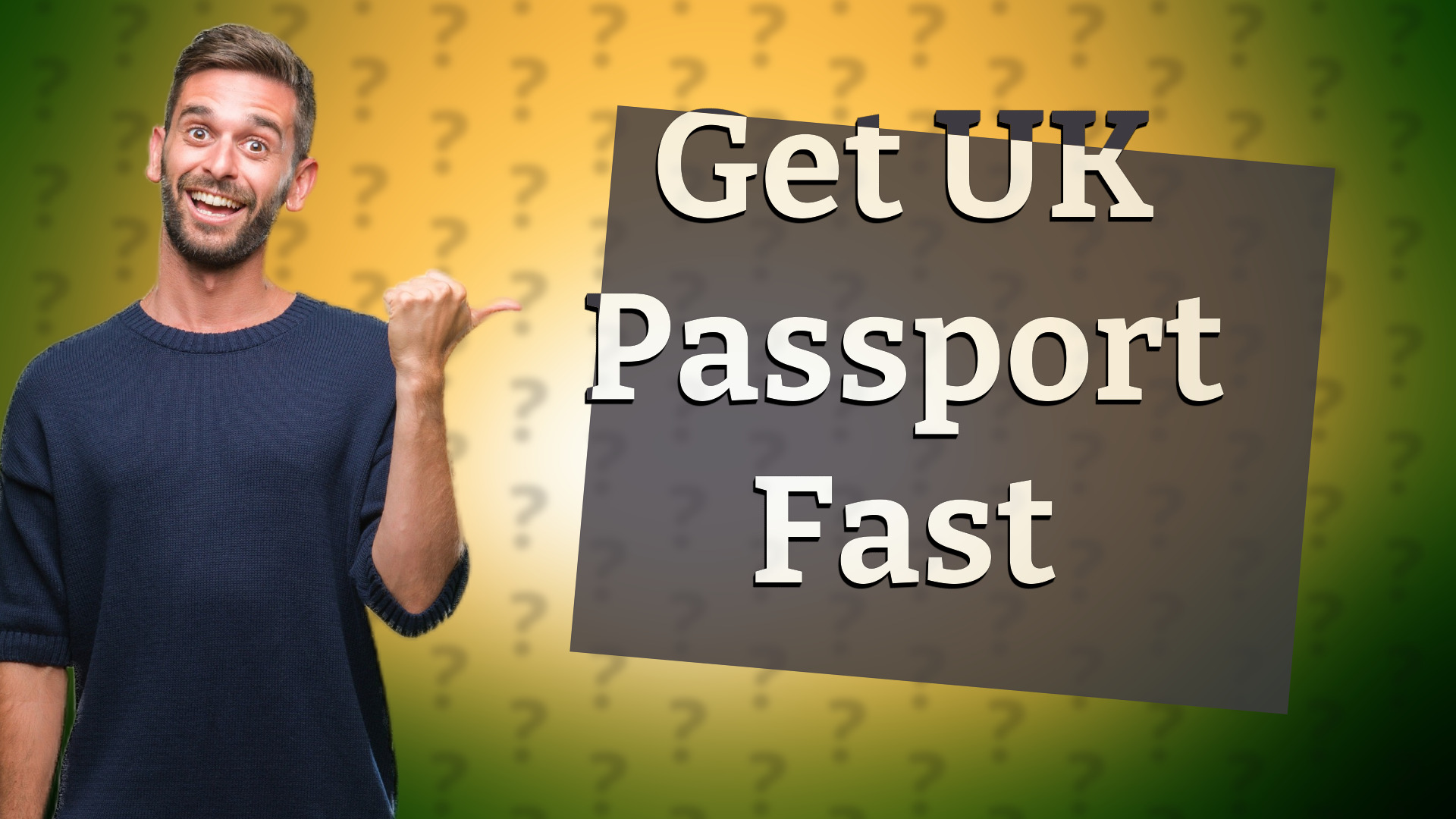Get UK Passport Fast