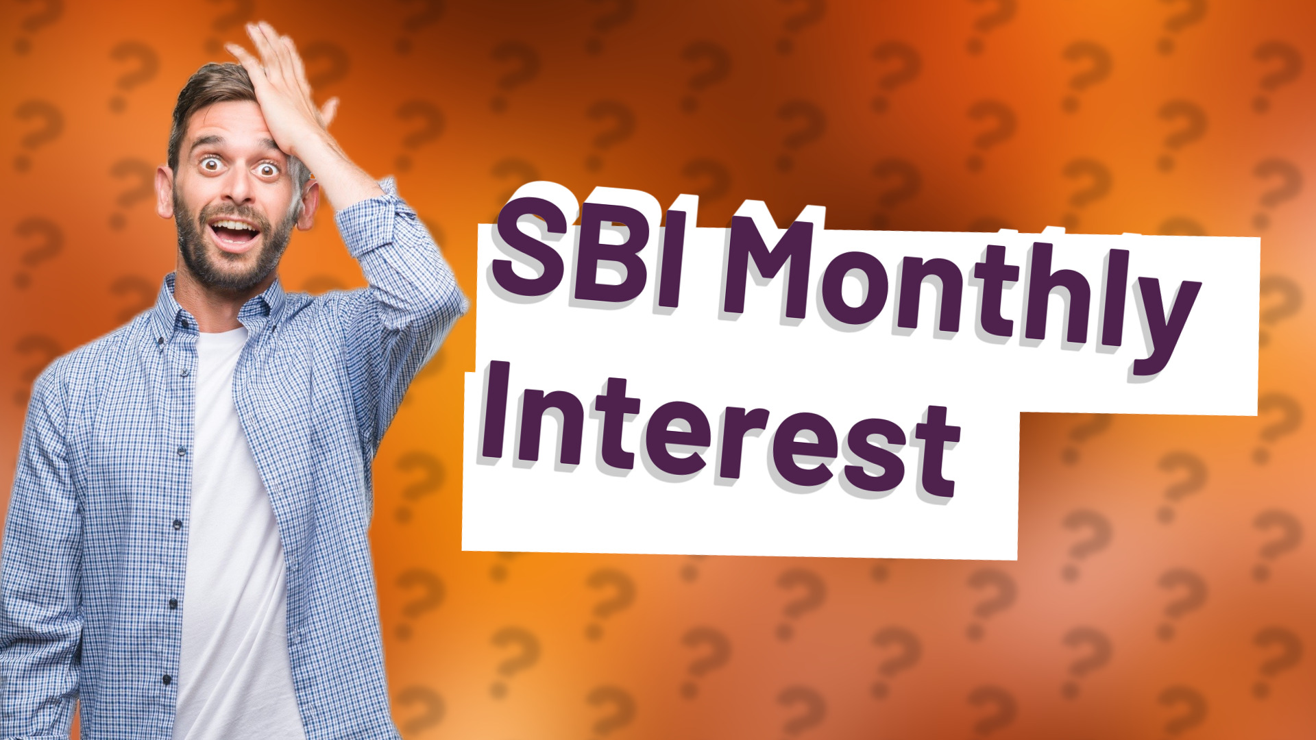 SBI Monthly Interest