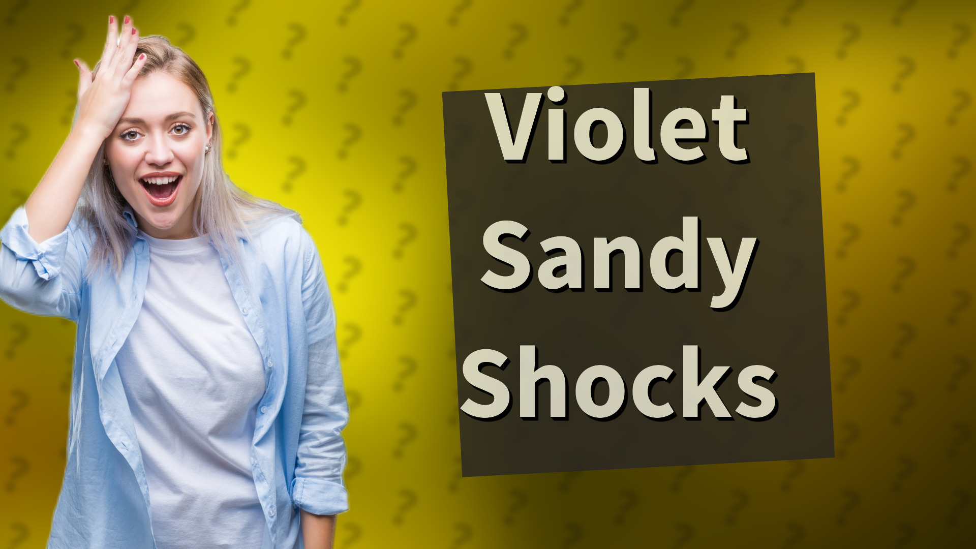 Violet Sandy Shocks