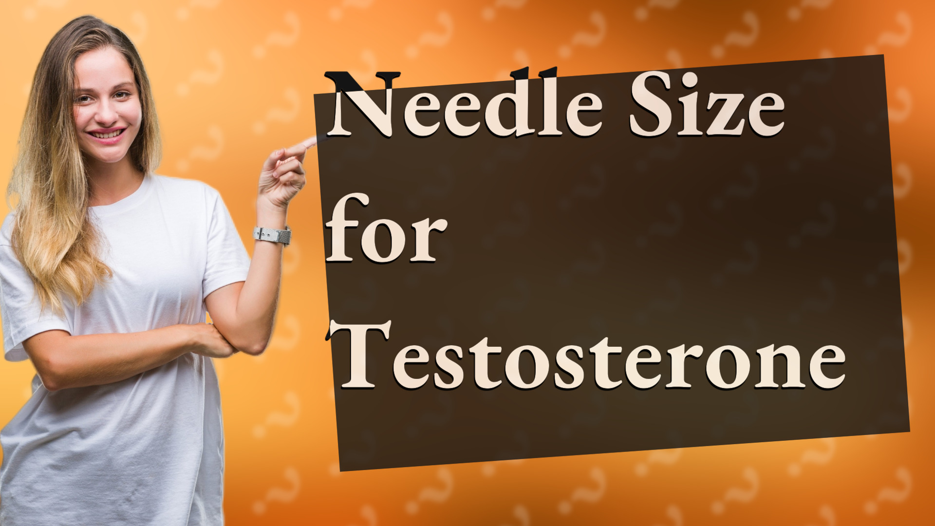 Needle Size for Testosterone