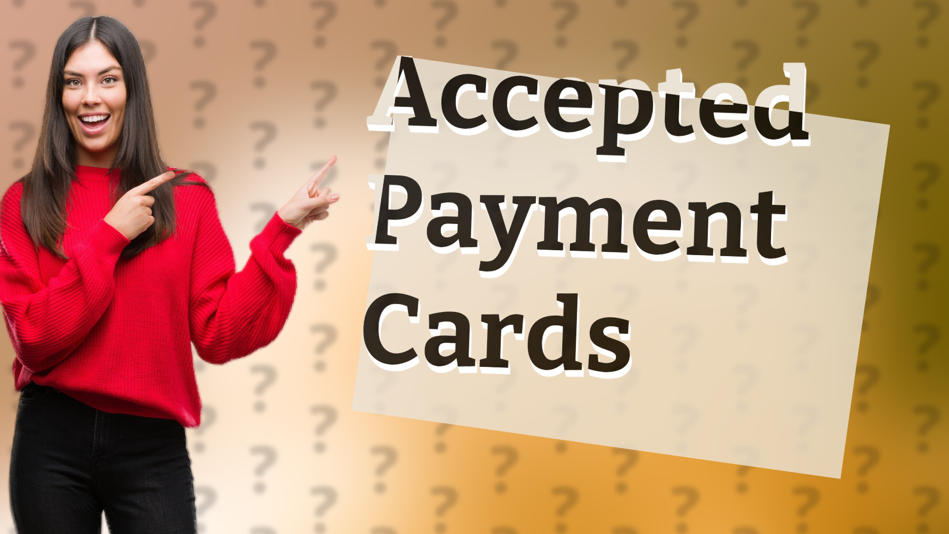 Accepted Payment Cards
