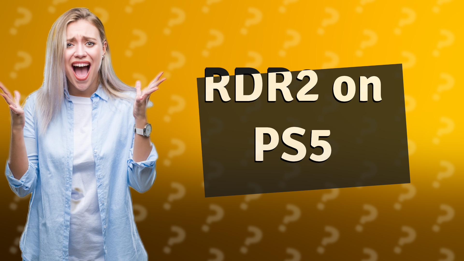RDR2 on PS5