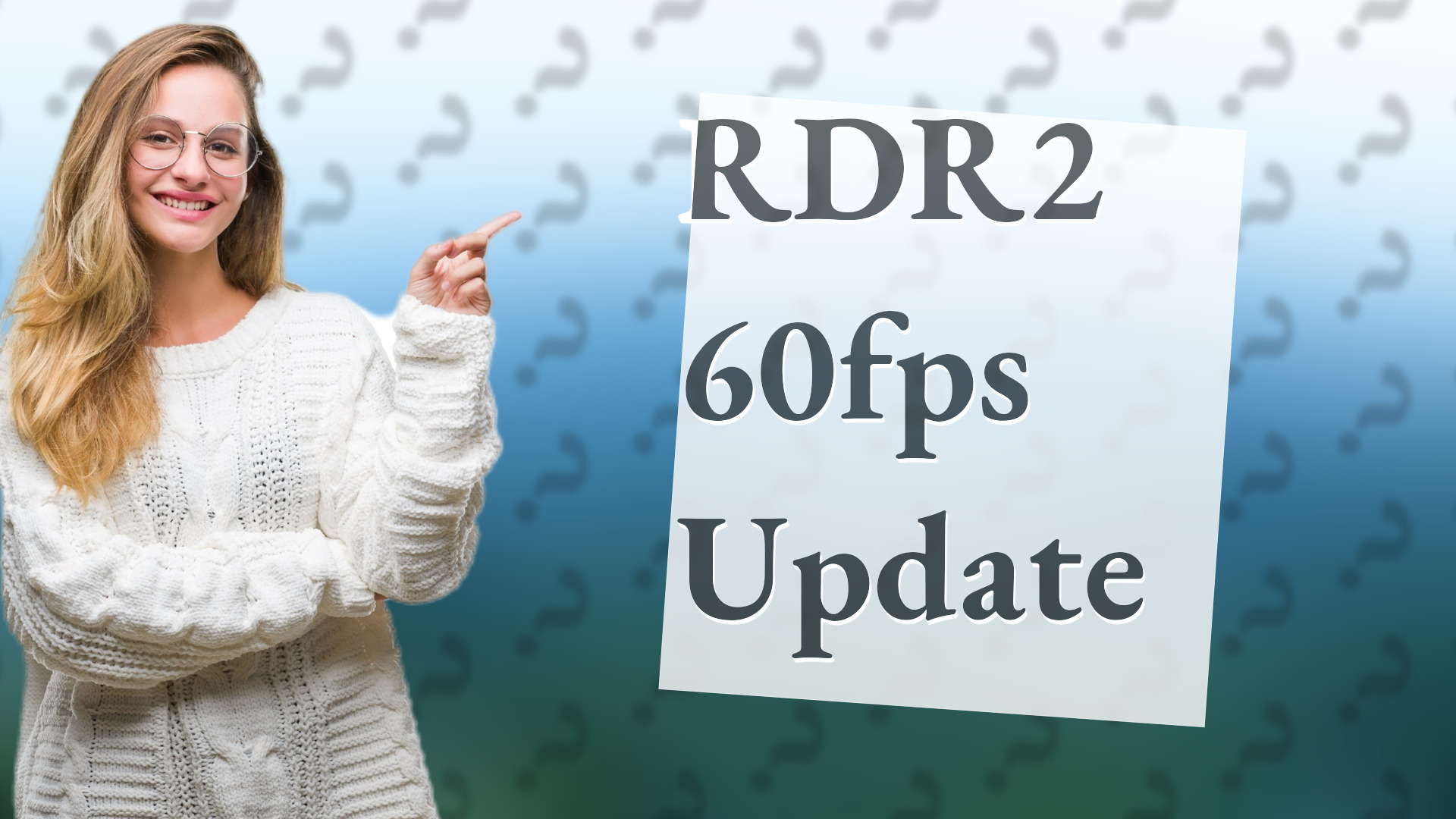 RDR2 60fps Update