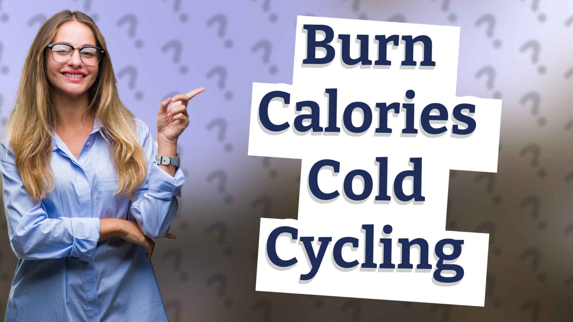 Burn Calories Cold Cycling