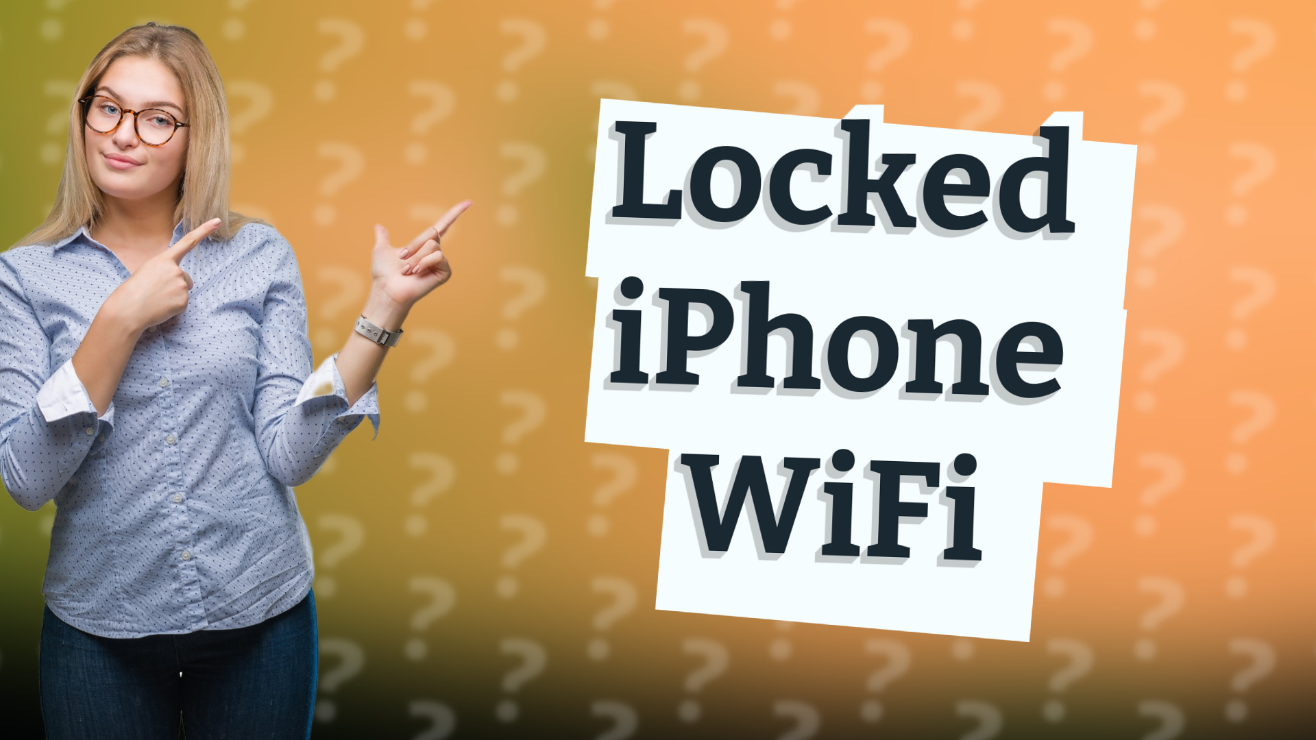 Locked iPhone WiFi