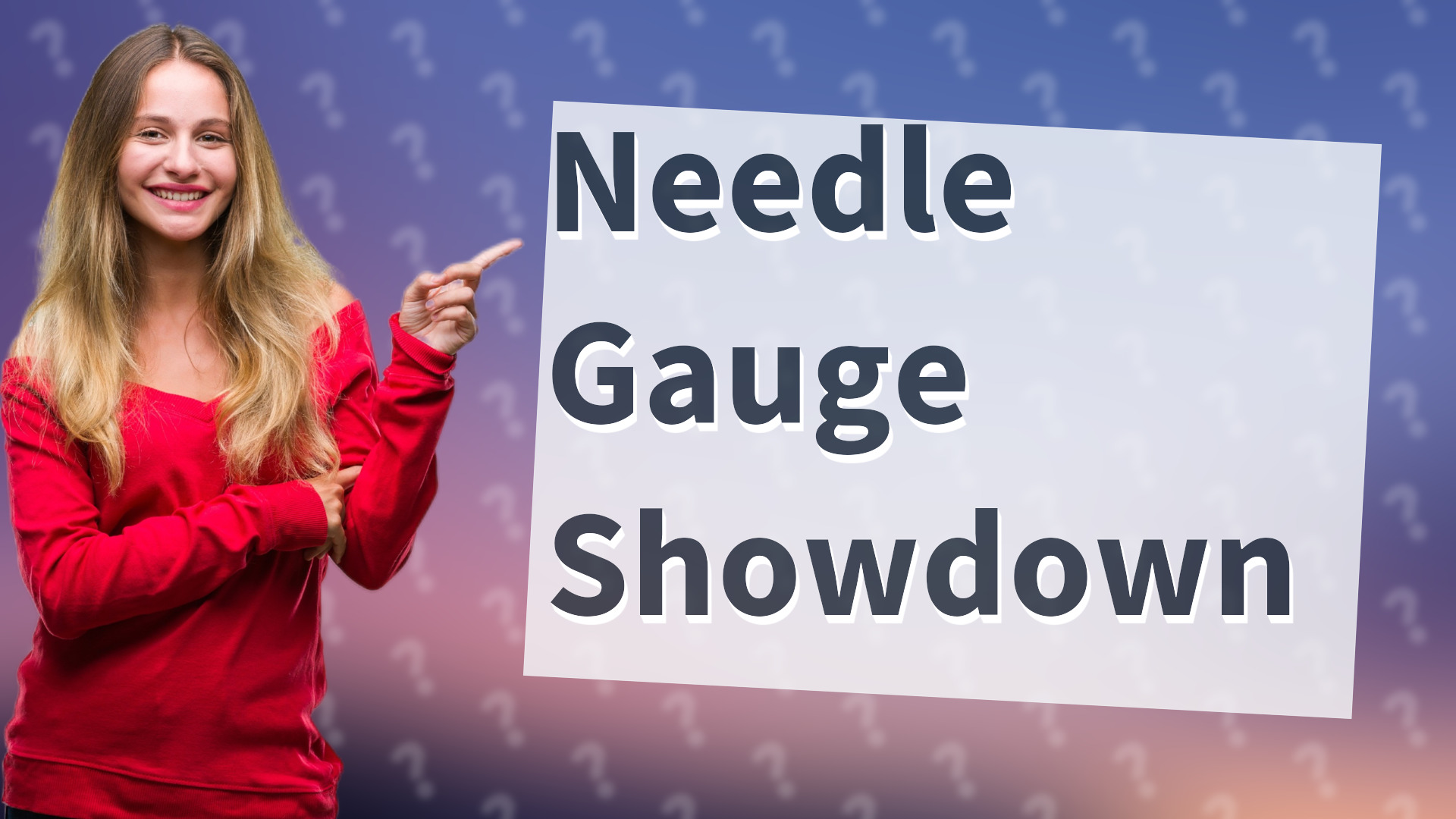 Needle Gauge Showdown